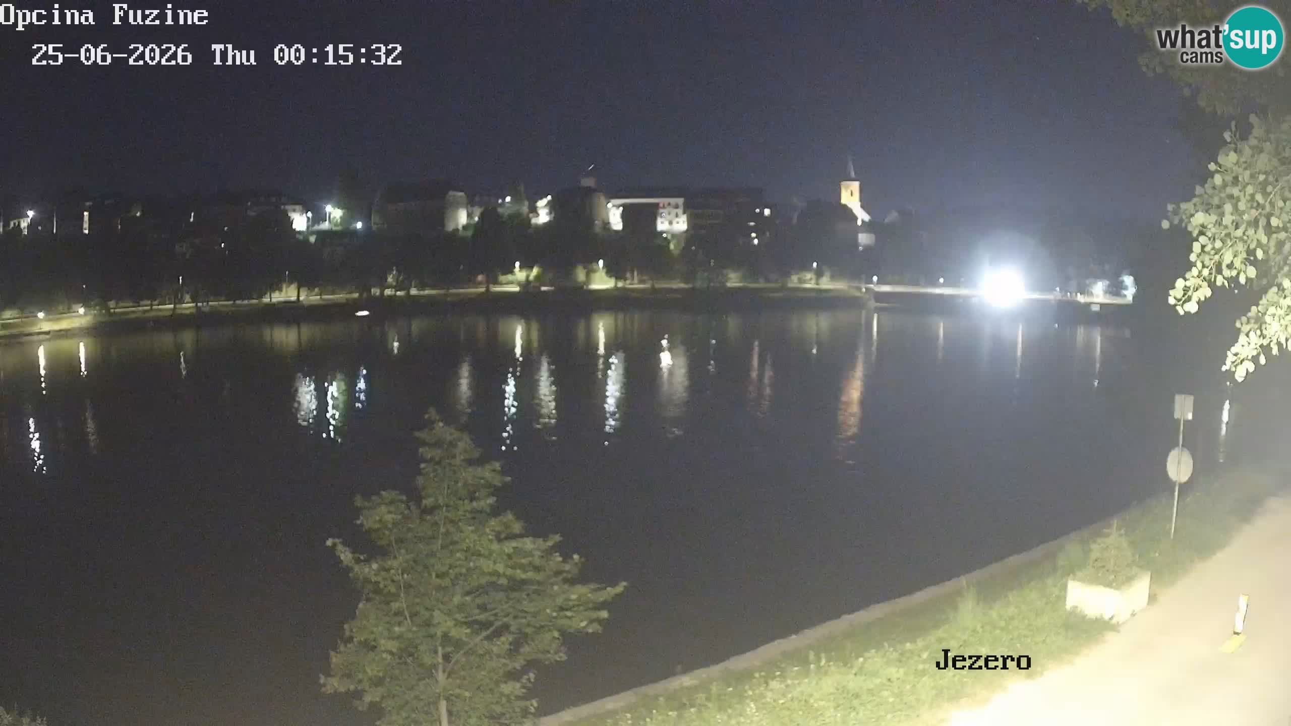 LIVE Lake Bajer livecam Bajersko Jezero Fužine
