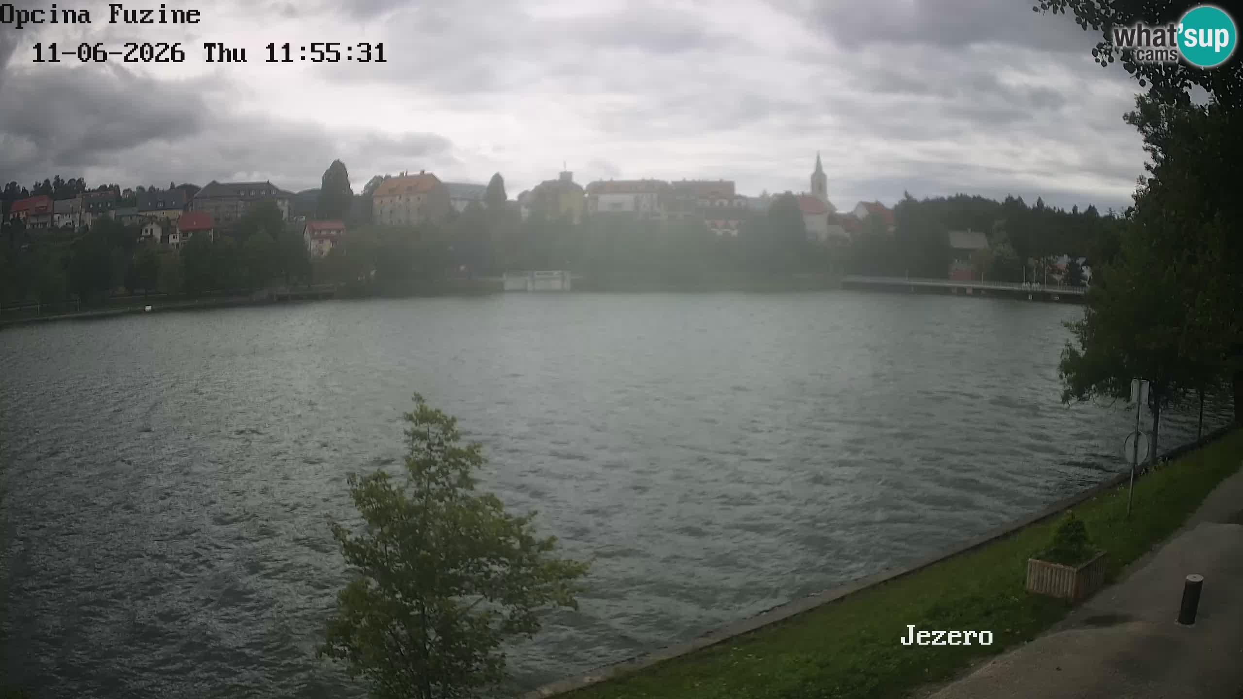 Bajersko Jezero web kamera Fužine
