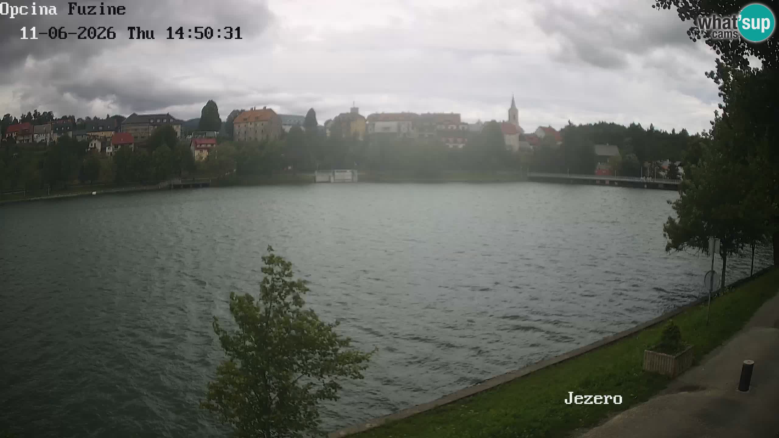 Bajersko Jezero web kamera Fužine