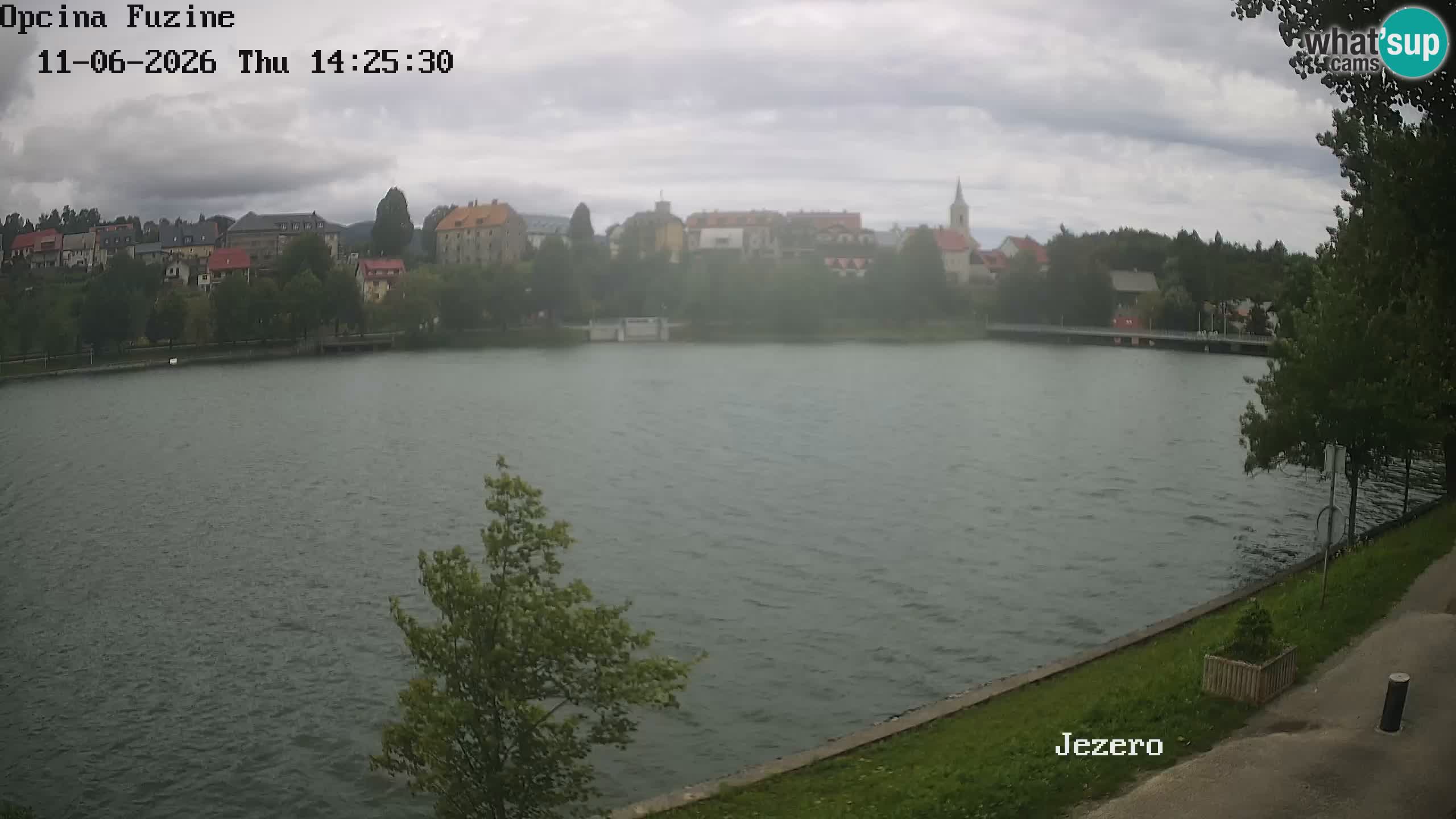 Bajersko Jezero web kamera Fužine