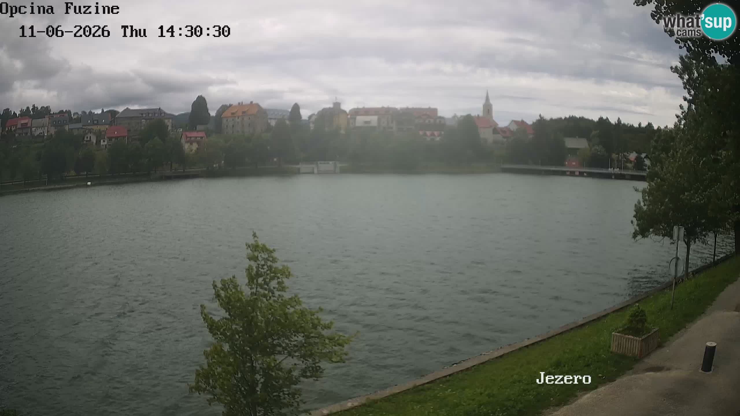 Bajersko Jezero web kamera Fužine