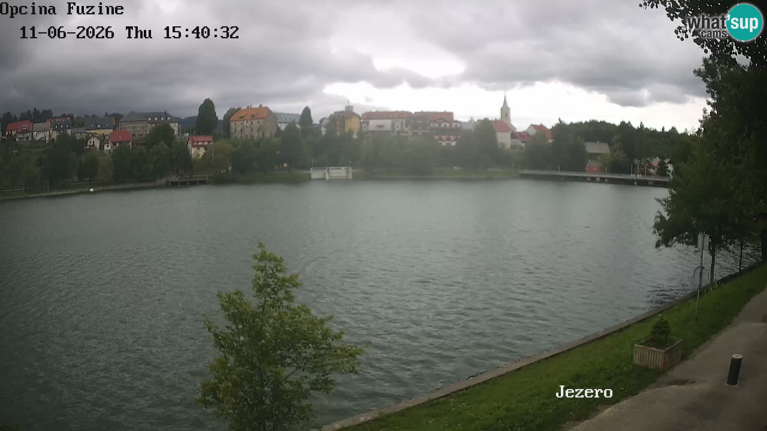 Bajersko Jezero web kamera Fužine