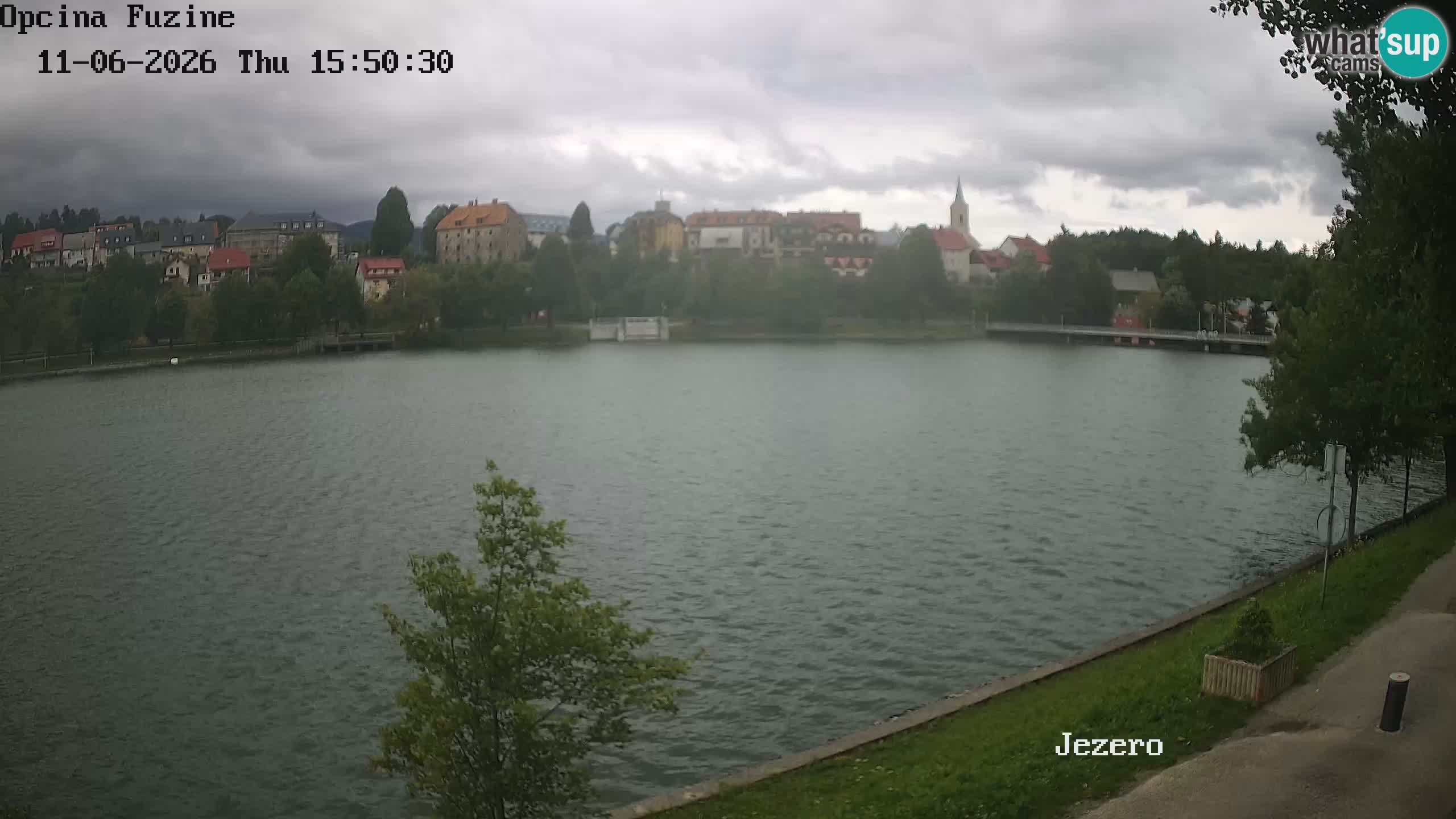 Bajersko Jezero web kamera Fužine