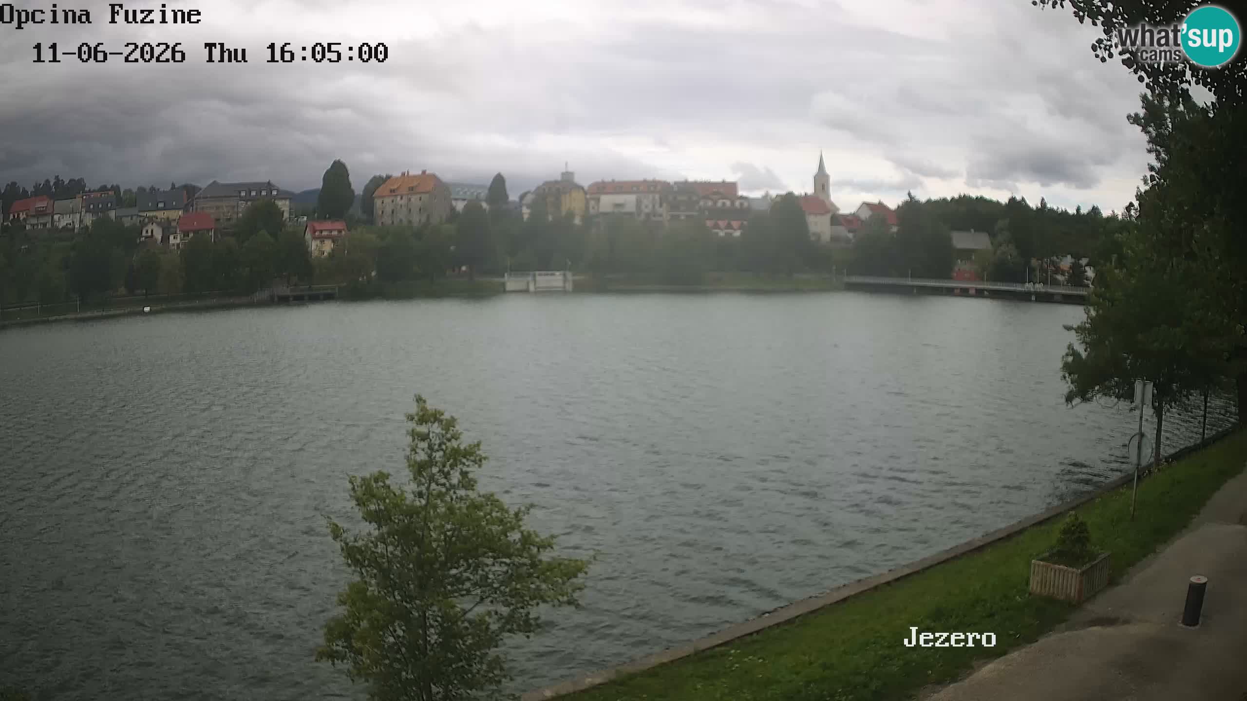 Bajersko Jezero web kamera Fužine