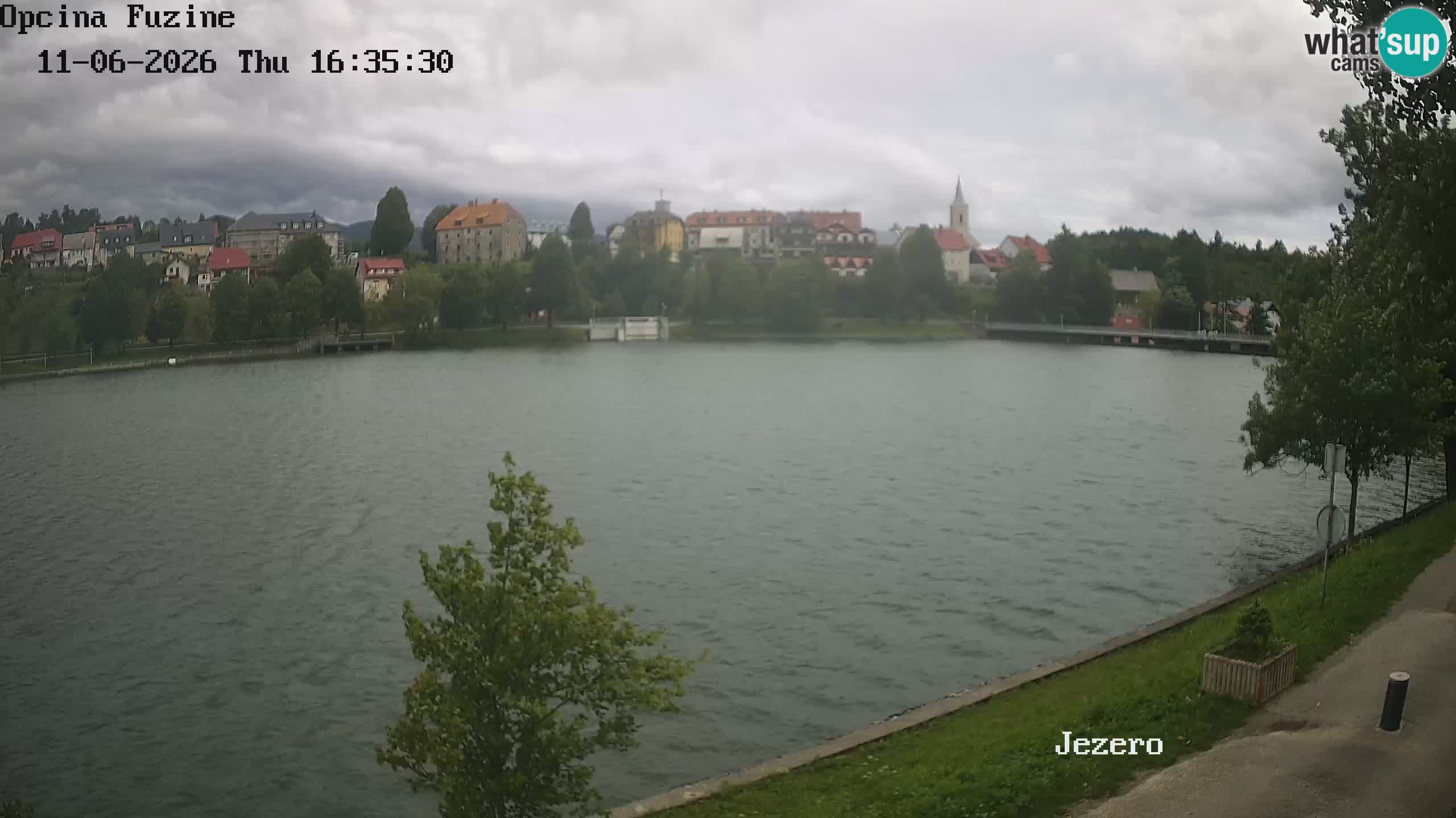 Bajersko Jezero web kamera Fužine