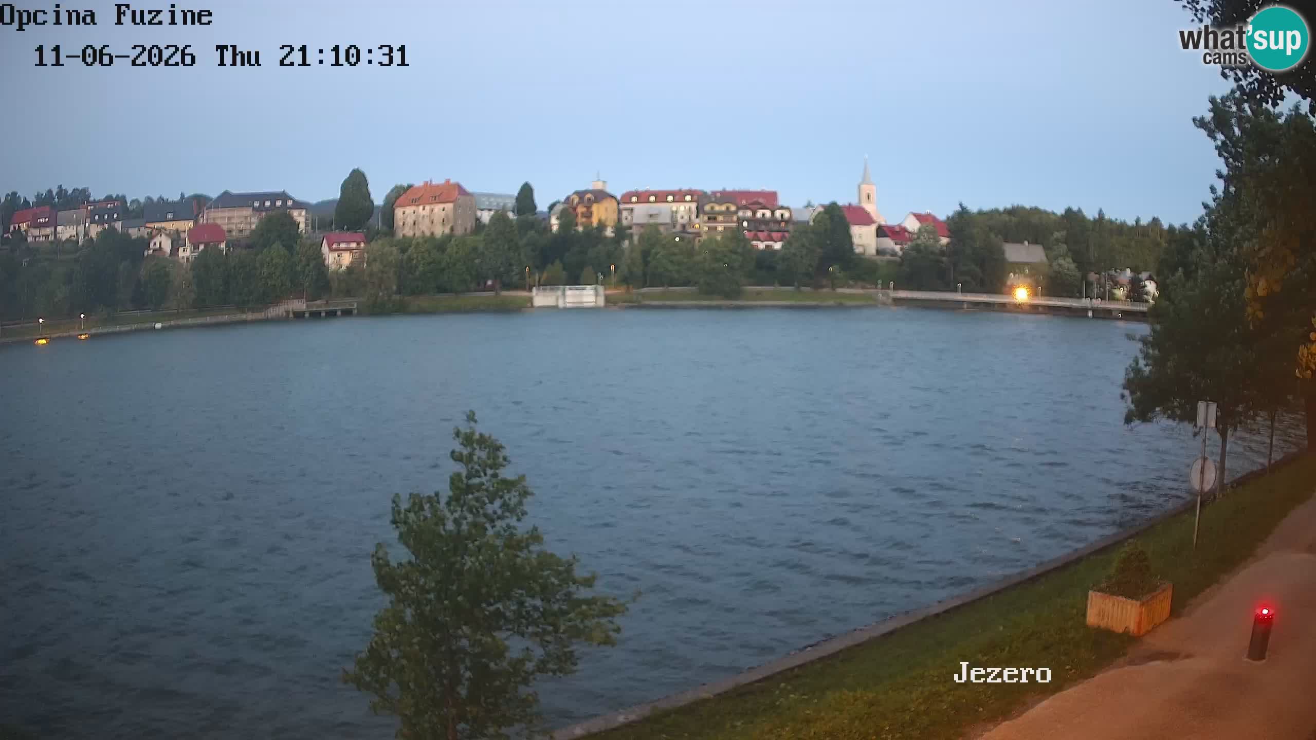 Bajersko Jezero web kamera Fužine