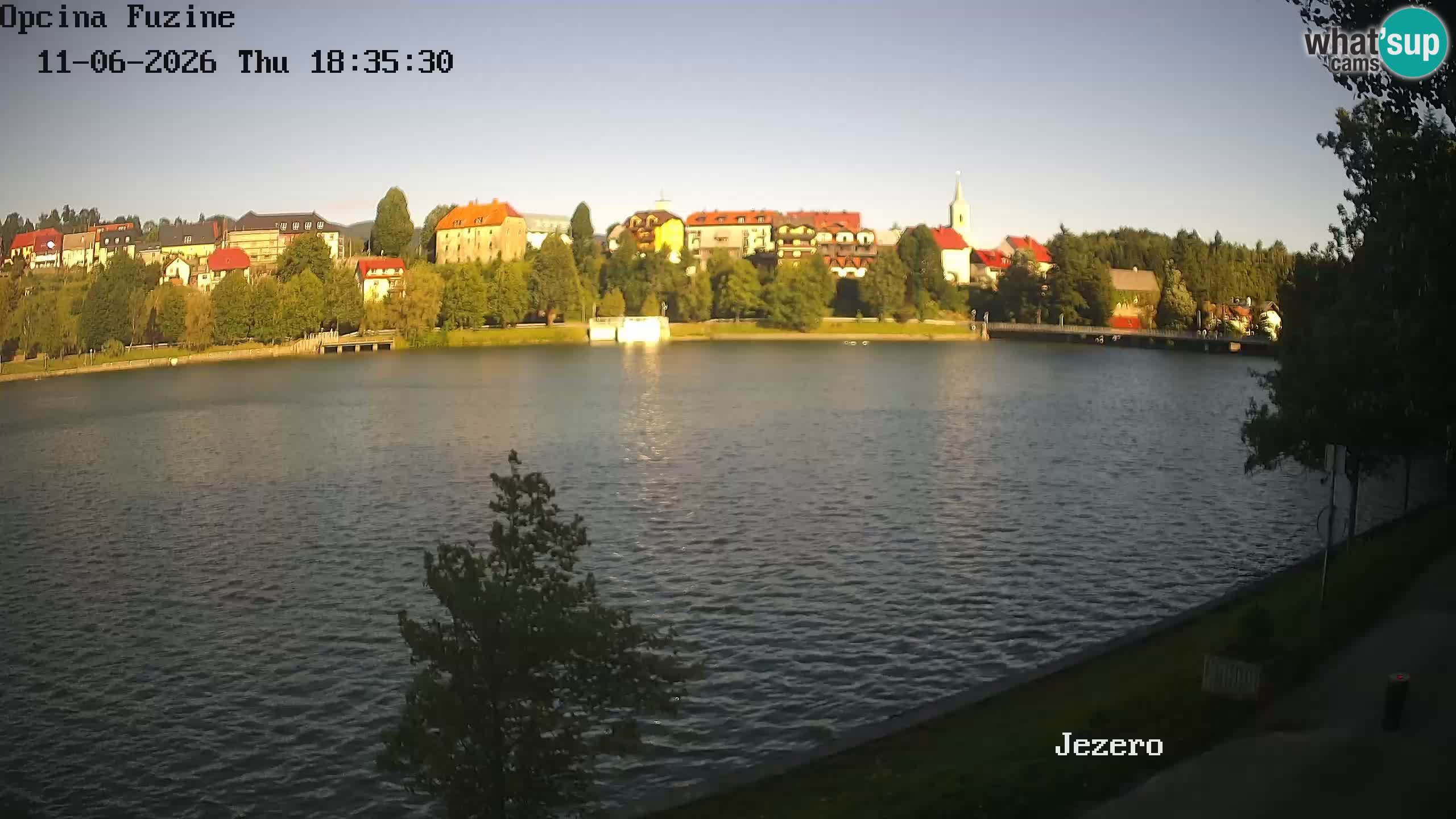 Kamera v živo Bajersko Jezero Fužine