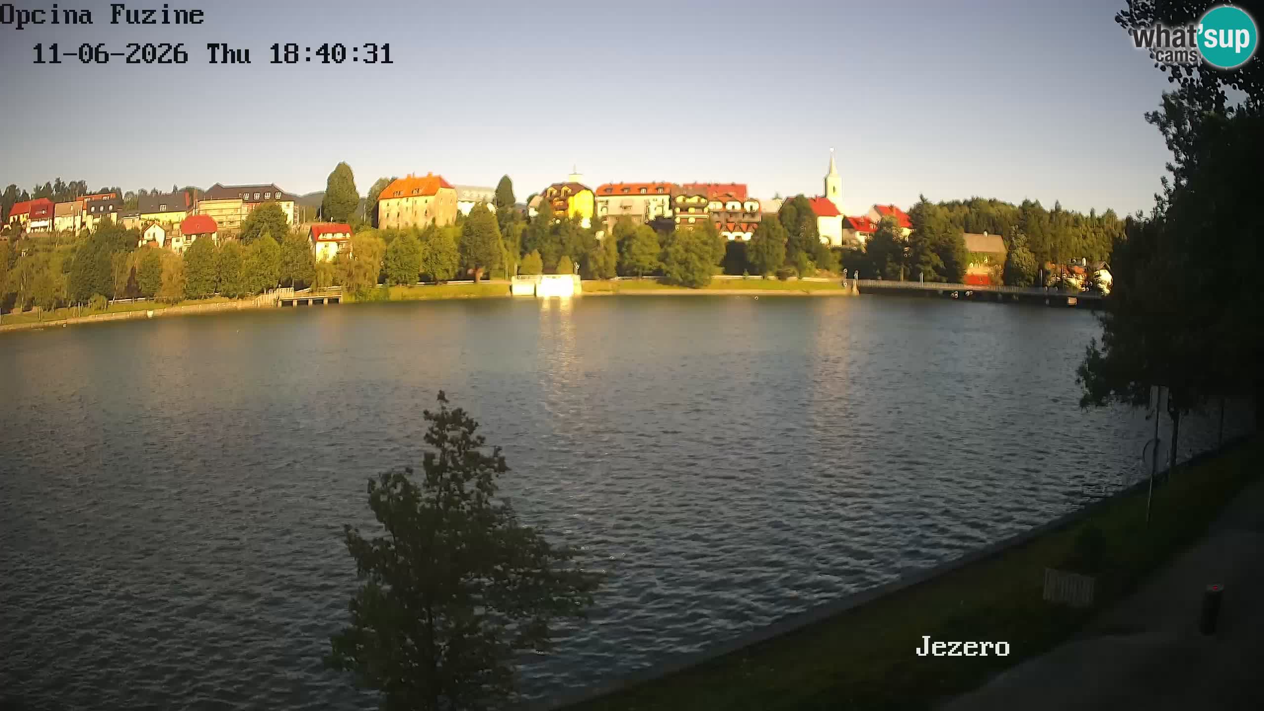 Kamera v živo Bajersko Jezero Fužine