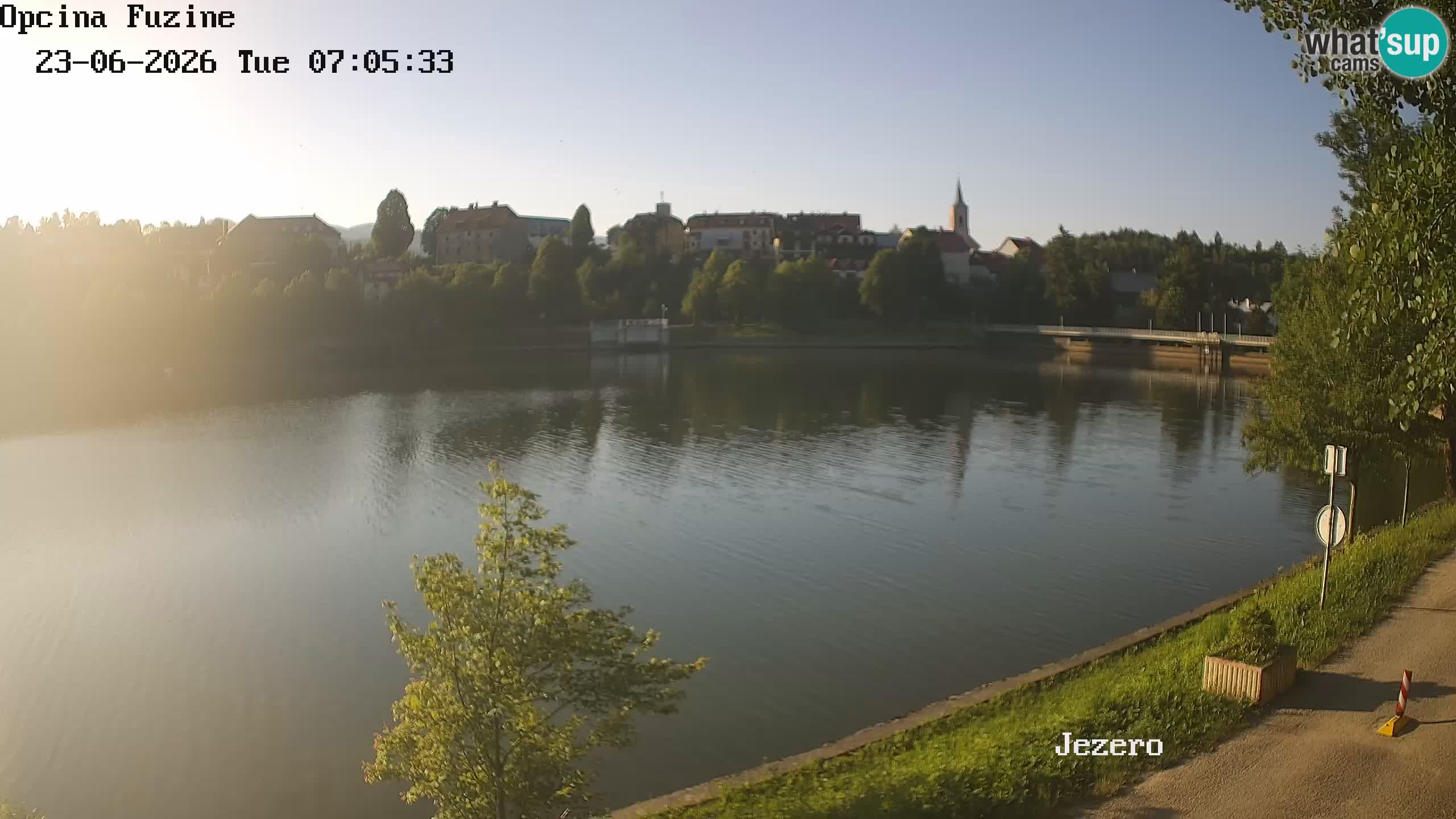 Kamera v živo Bajersko Jezero Fužine