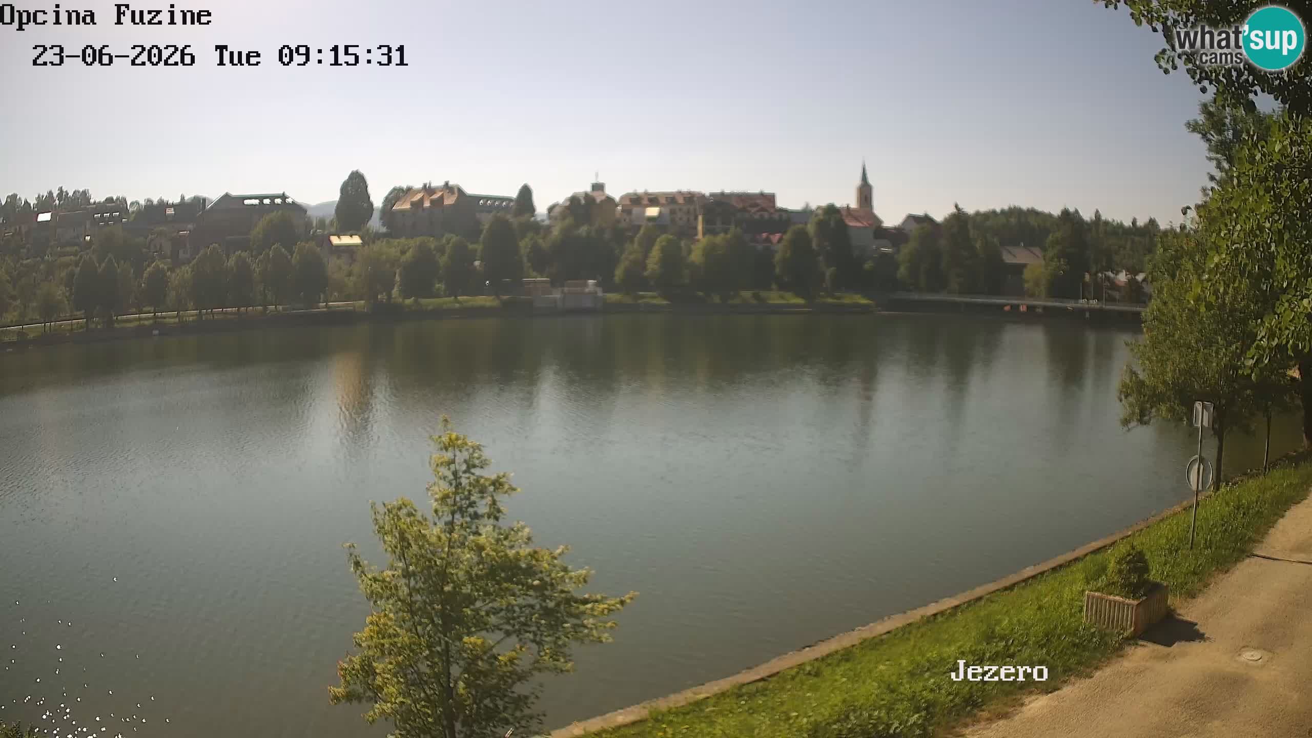 Kamera v živo Bajersko Jezero Fužine