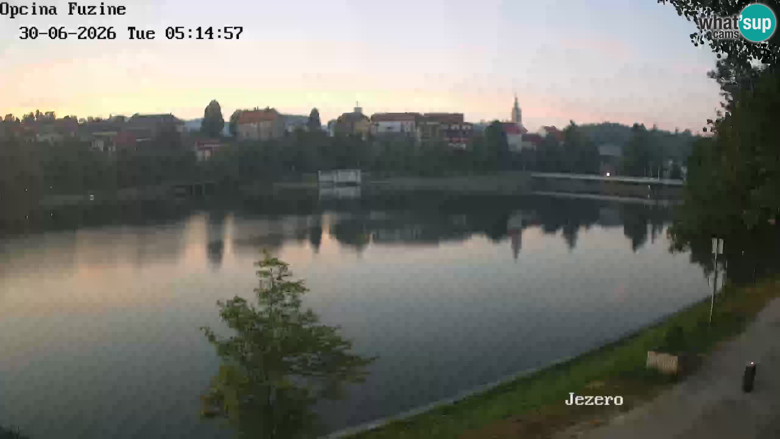 Kamera v živo Bajersko Jezero Fužine