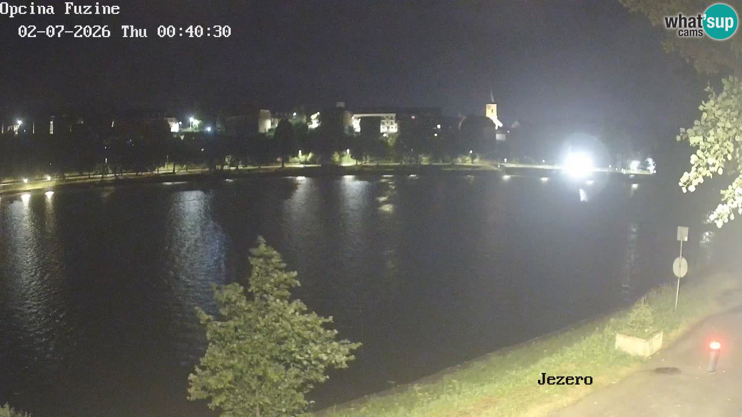 LIVE Lake Bajer livecam Bajersko Jezero Fužine