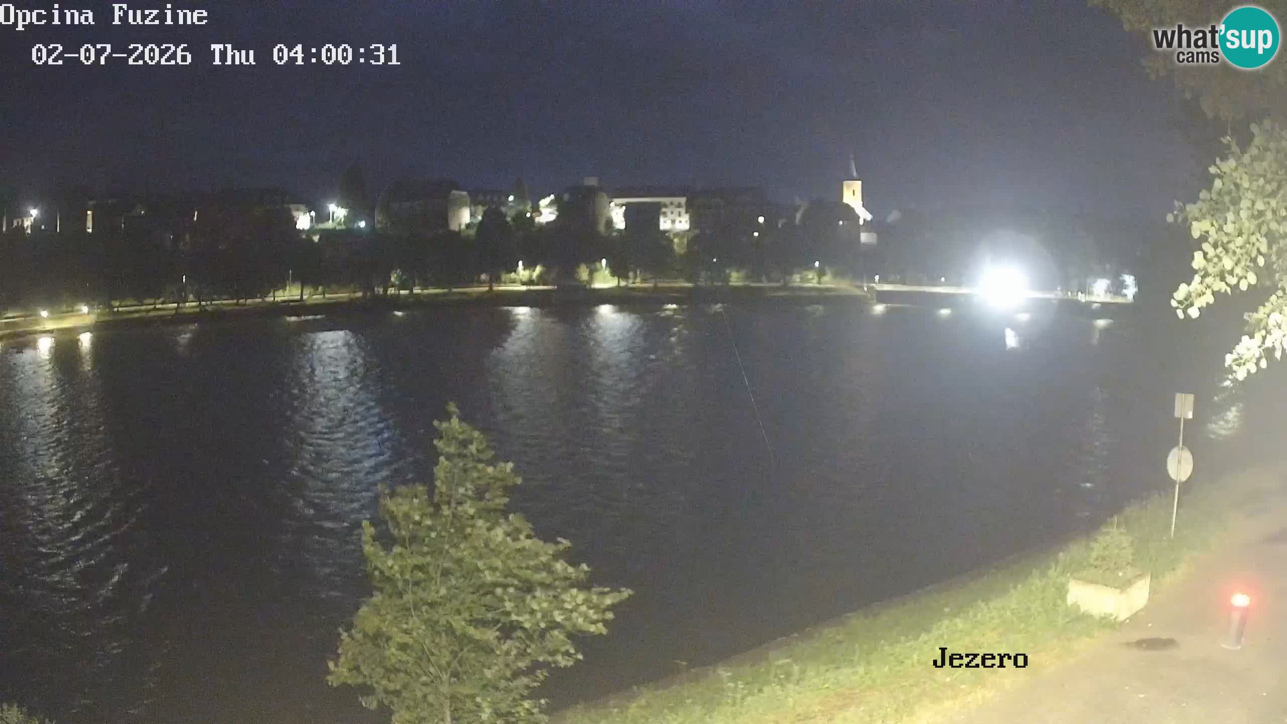 LIVE Lake Bajer livecam Bajersko Jezero Fužine