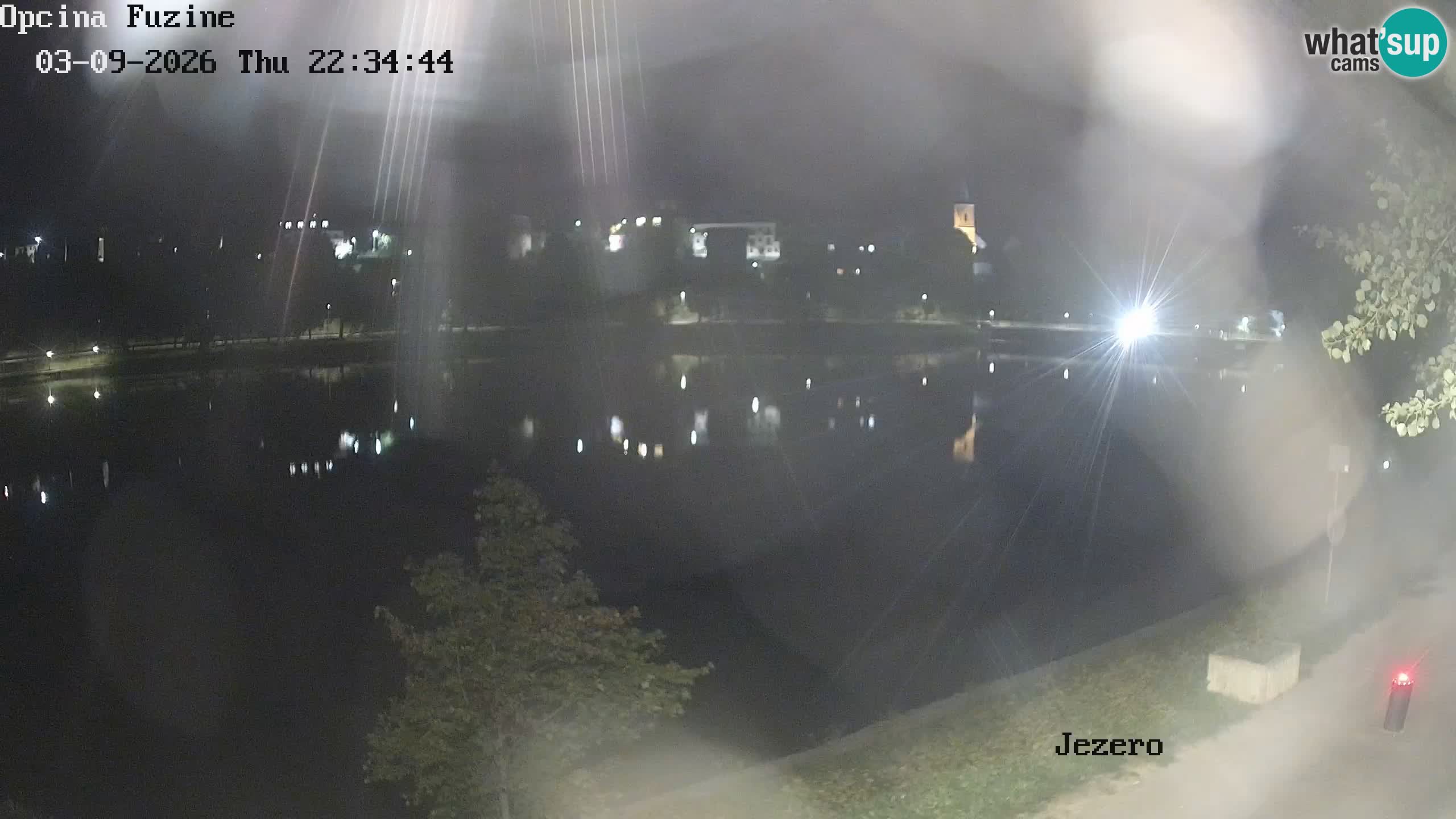 LIVE Lake Bajer livecam Bajersko Jezero Fužine