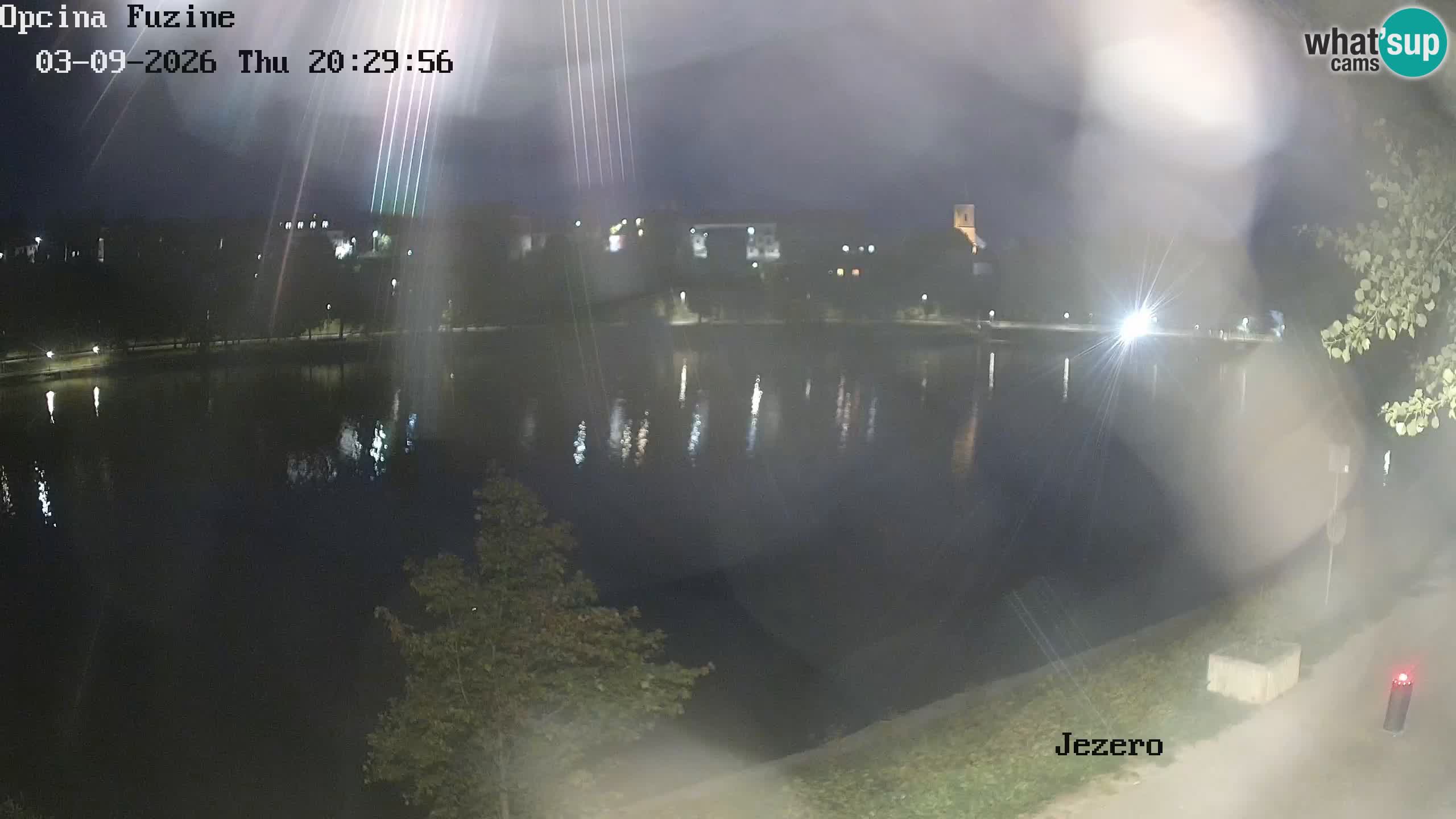LIVE Lake Bajer livecam Bajersko Jezero Fužine
