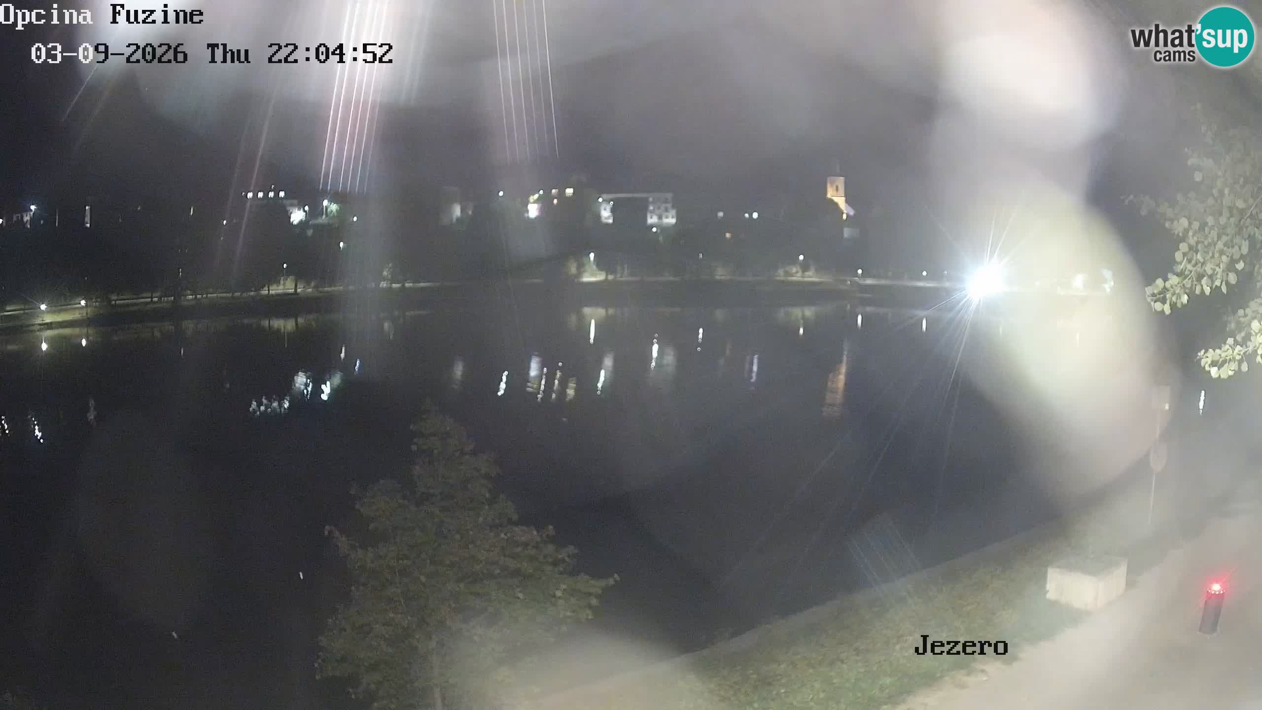LIVE Lake Bajer livecam Bajersko Jezero Fužine