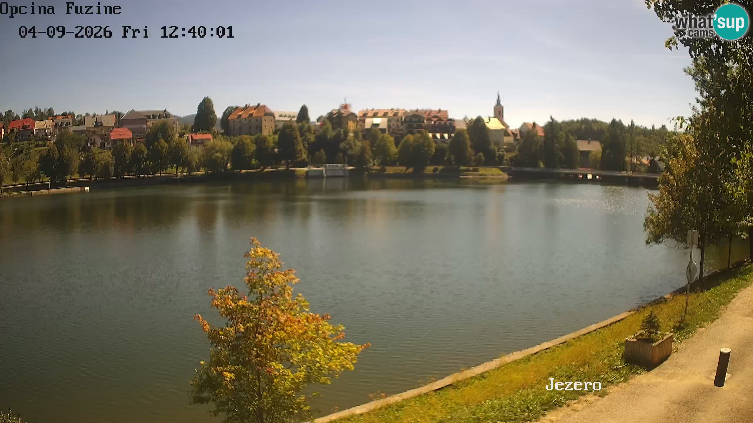 Kamera v živo Bajersko Jezero Fužine