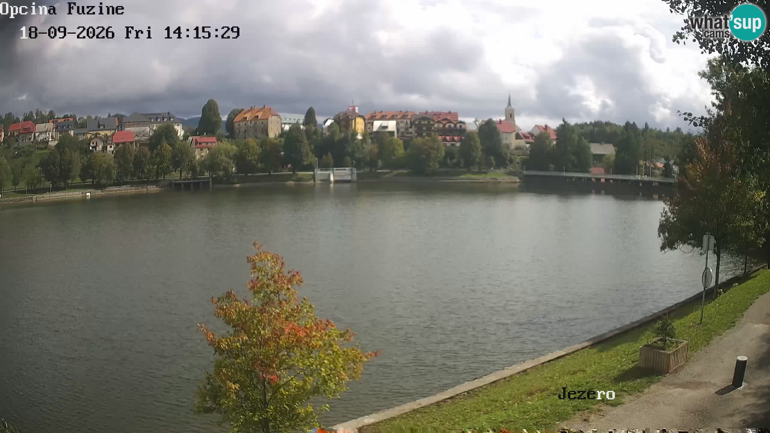 LIVE Lake Bajer livecam Bajersko Jezero Fužine