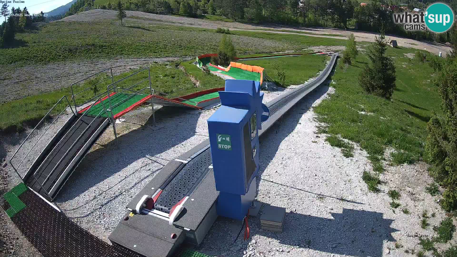 Webcam en direct Piste de luge de Fužine – Croatie
