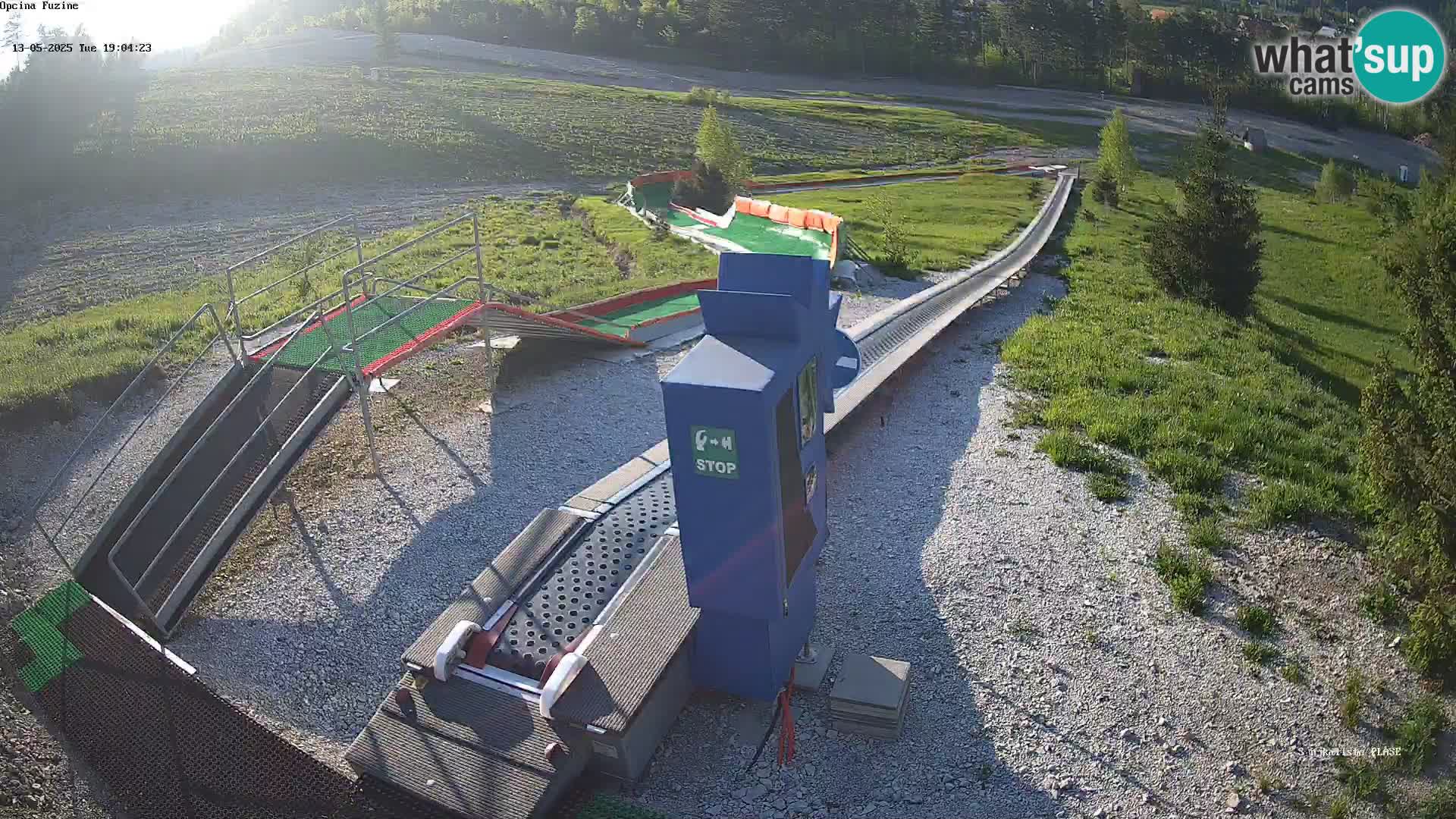 Webcam en direct Piste de luge de Fužine – Croatie