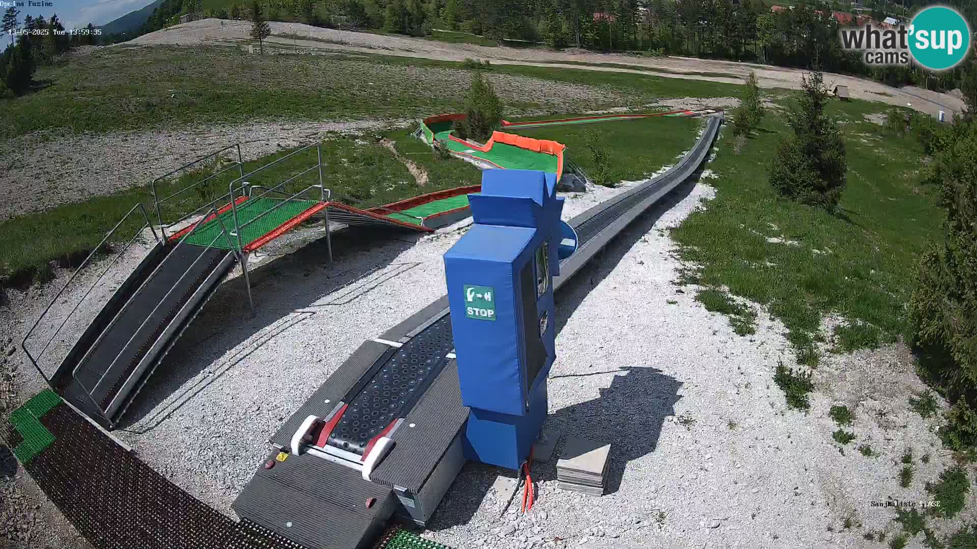 Spletna kamera v živo Sankališče Fužine – Hrvaška