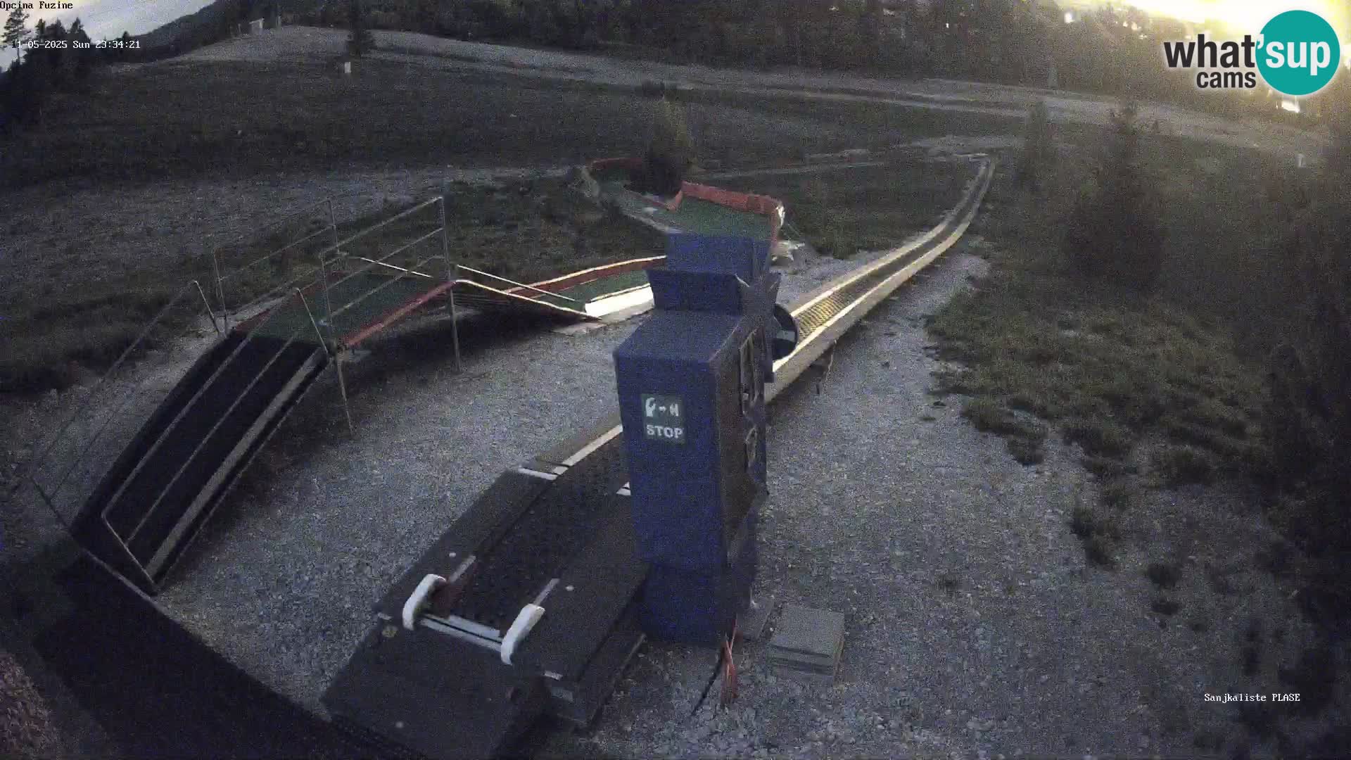 Live webcam Fužine toboggan run – Croatia