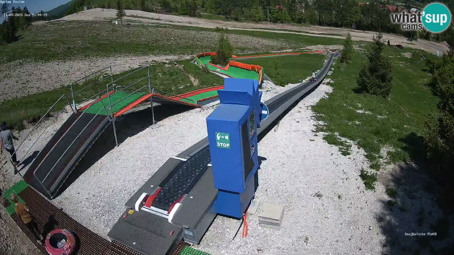 Live webcam Pista da slittino Fužine – Croazia