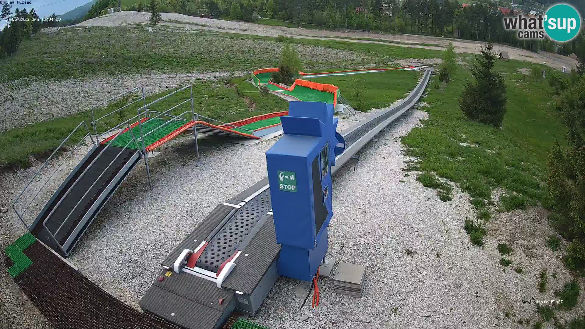 Spletna kamera v živo Sankališče Fužine – Hrvaška