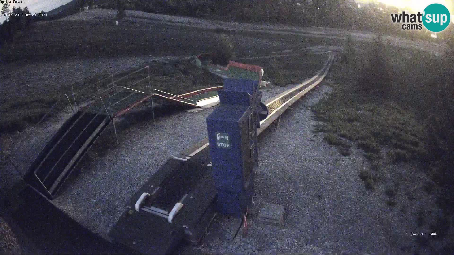 Live webcam Fužine toboggan run – Croatia