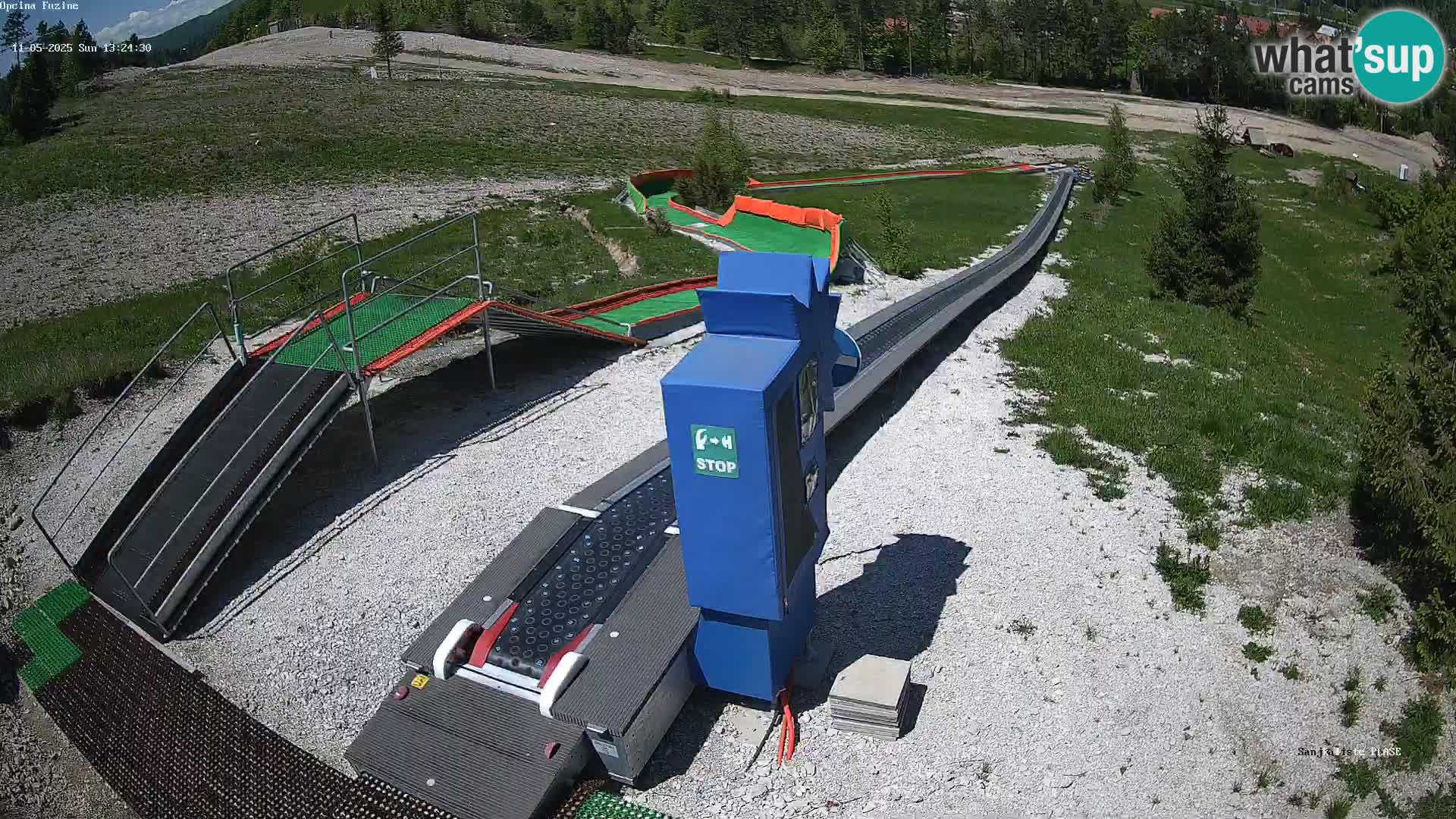 Webcam en direct Piste de luge de Fužine – Croatie