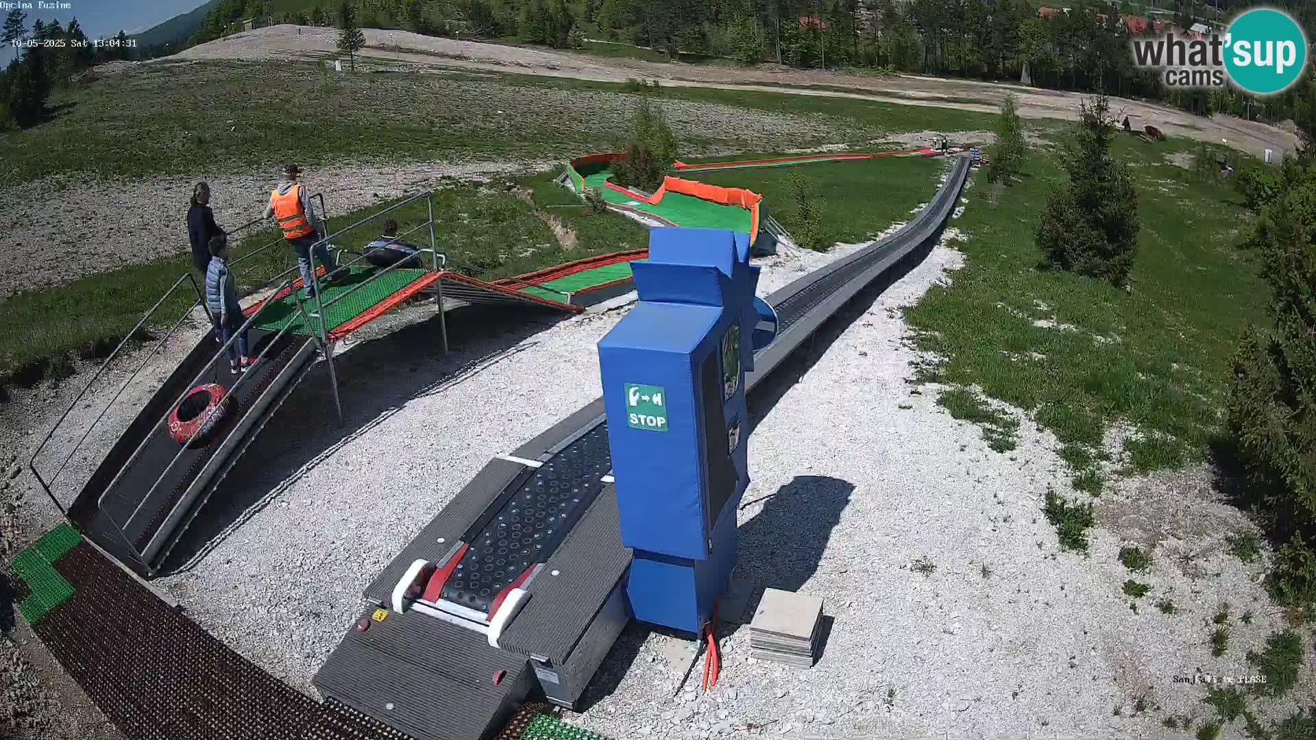 Live webcam Fužine toboggan run – Croatia