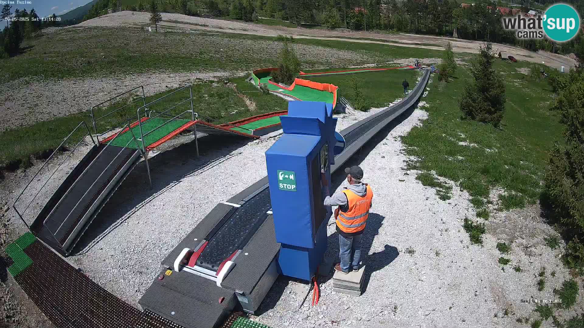 Live webcam Pista da slittino Fužine – Croazia