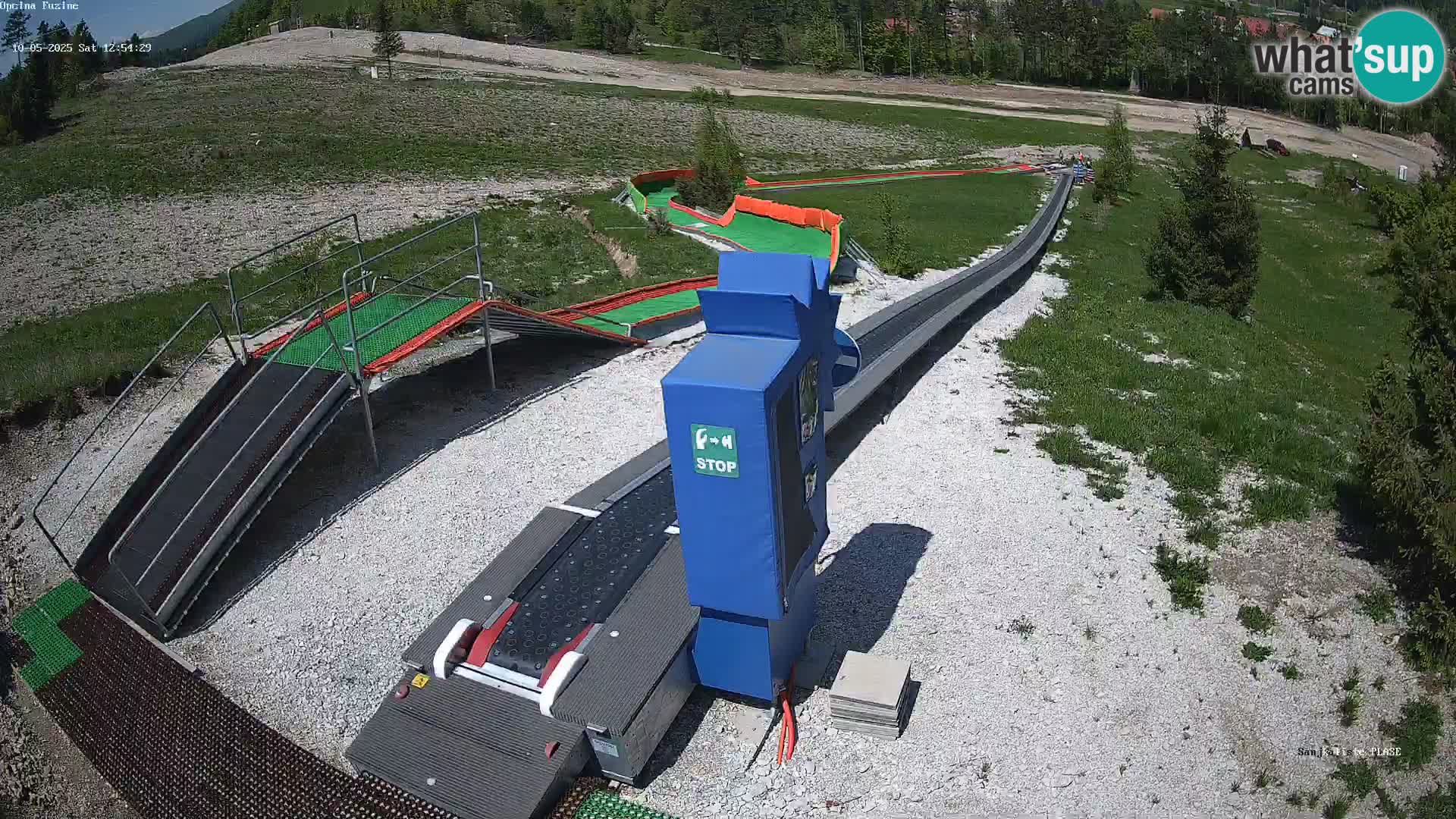 Webcam en direct Piste de luge de Fužine – Croatie
