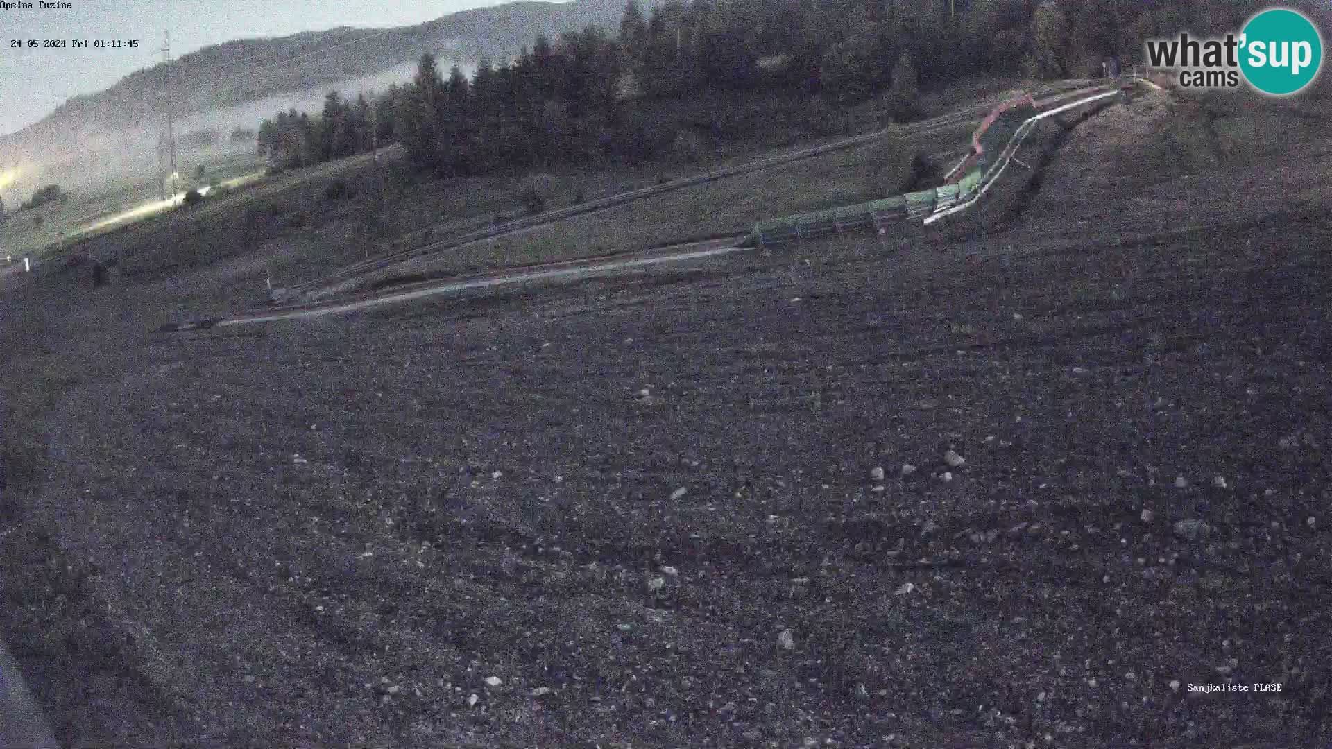 Live webcam Fužine toboggan run – Croatia