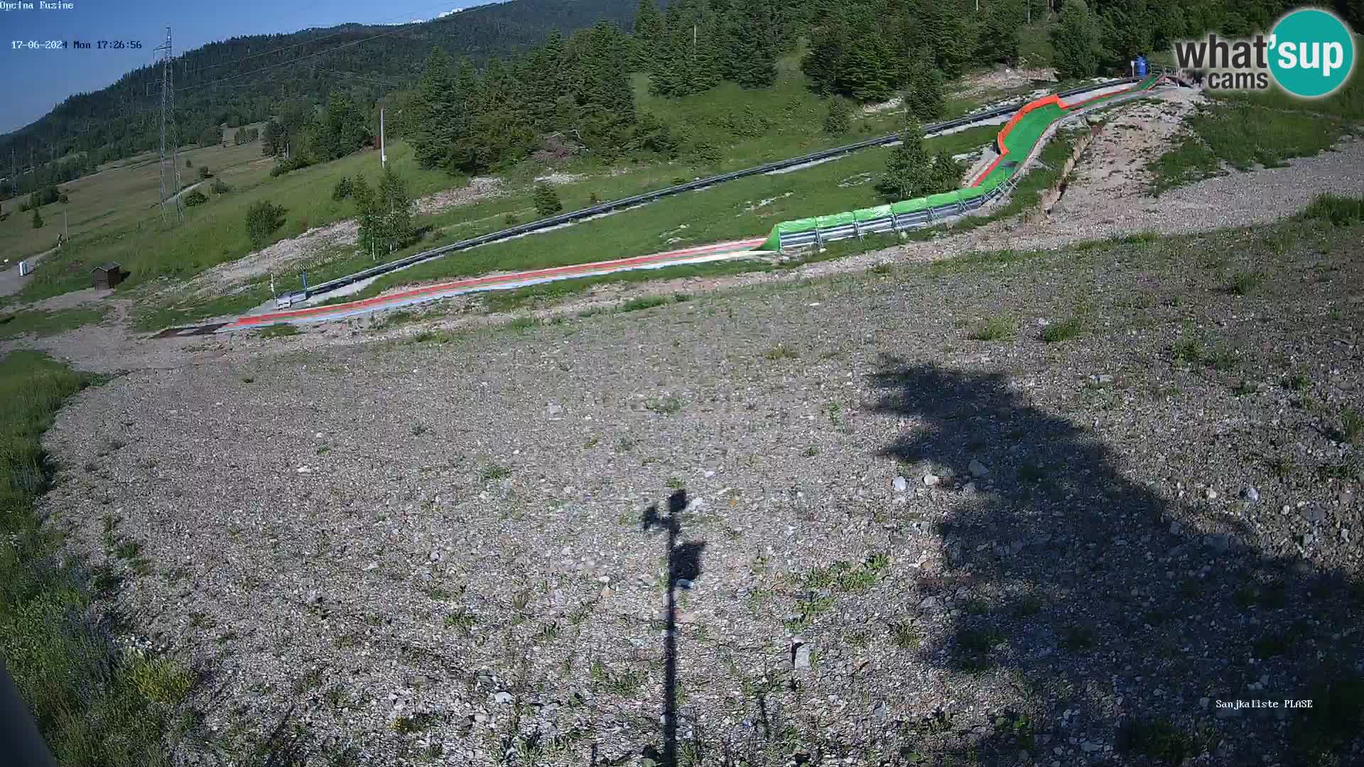 Spletna kamera v živo Sankališče Fužine – Hrvaška