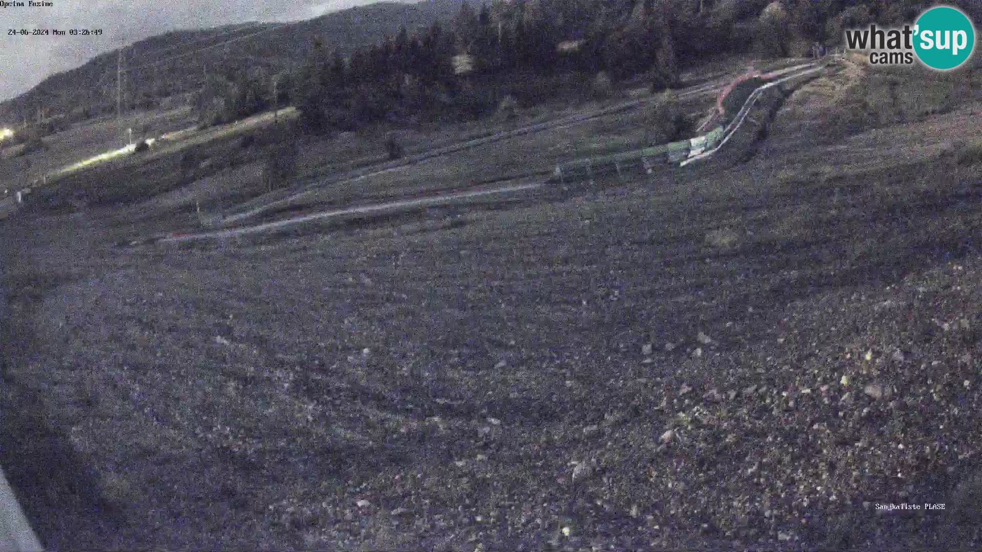 Webcam en direct Piste de luge de Fužine – Croatie