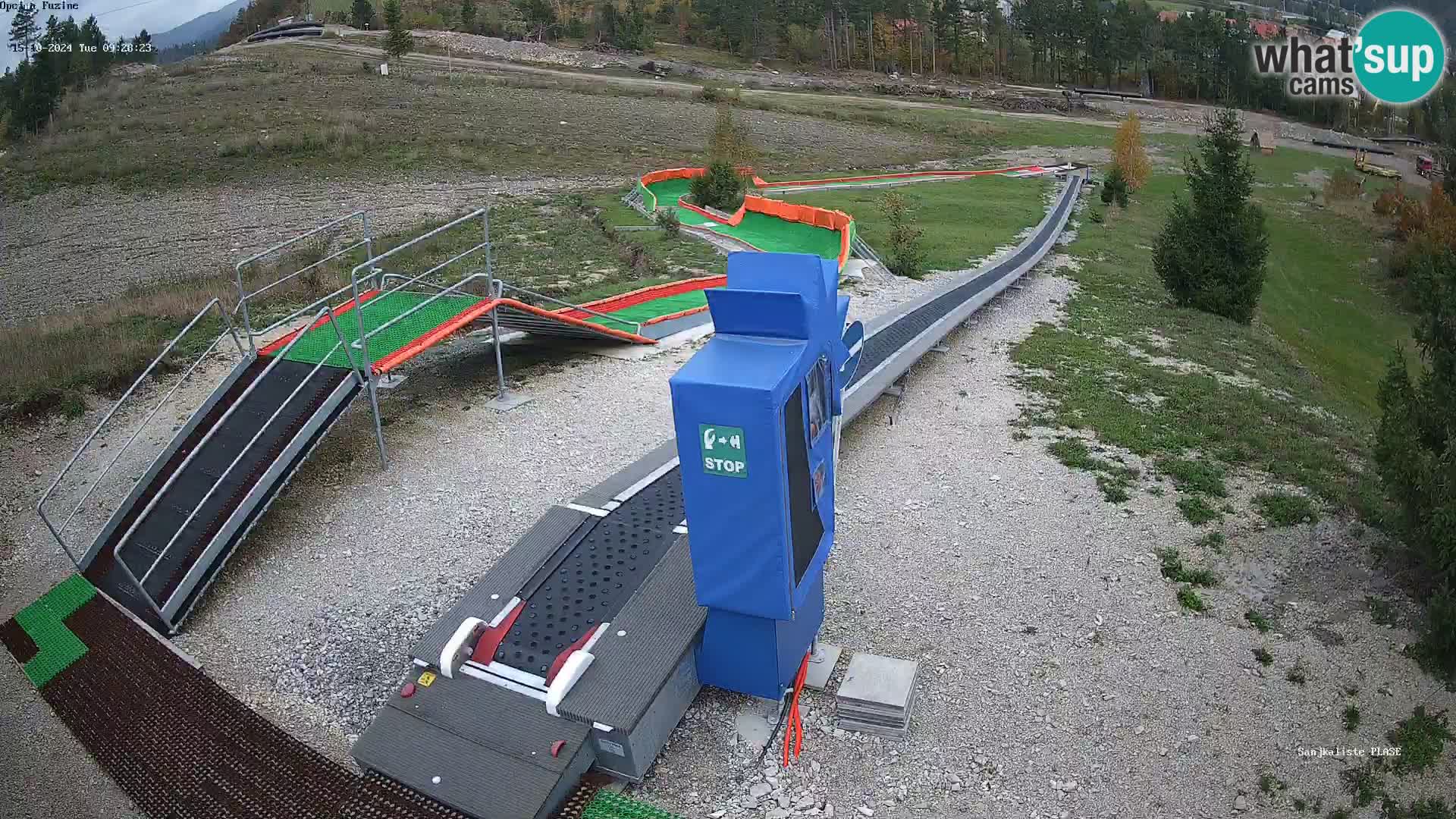 Webcam en direct Piste de luge de Fužine – Croatie