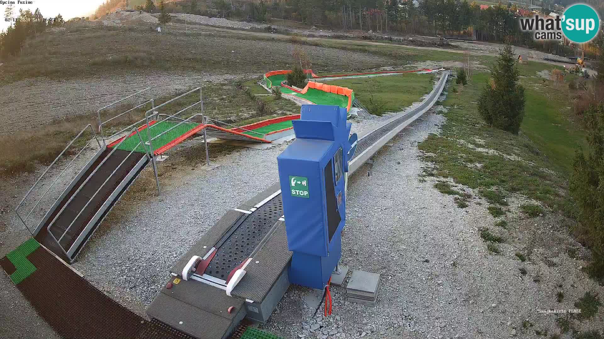 Webcam en direct Piste de luge de Fužine – Croatie