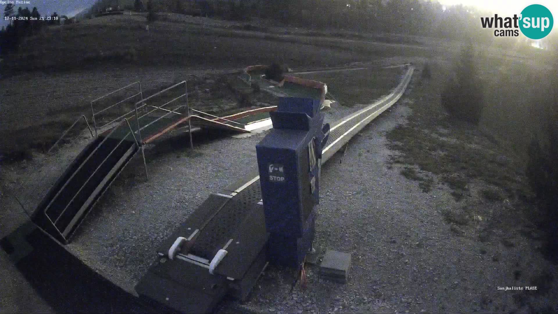 Live webcam Pista da slittino Fužine – Croazia