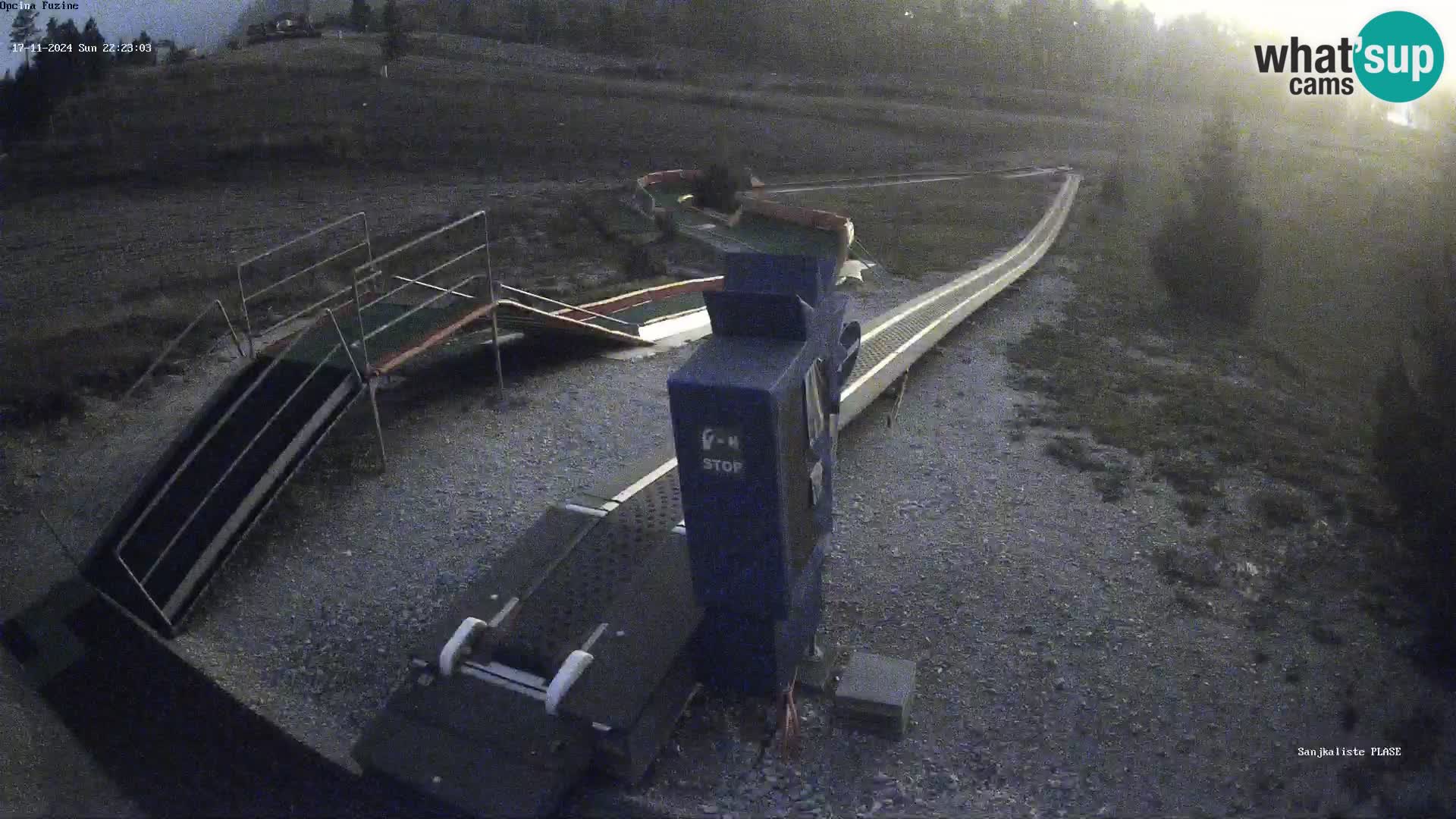 Live webcam Pista da slittino Fužine – Croazia