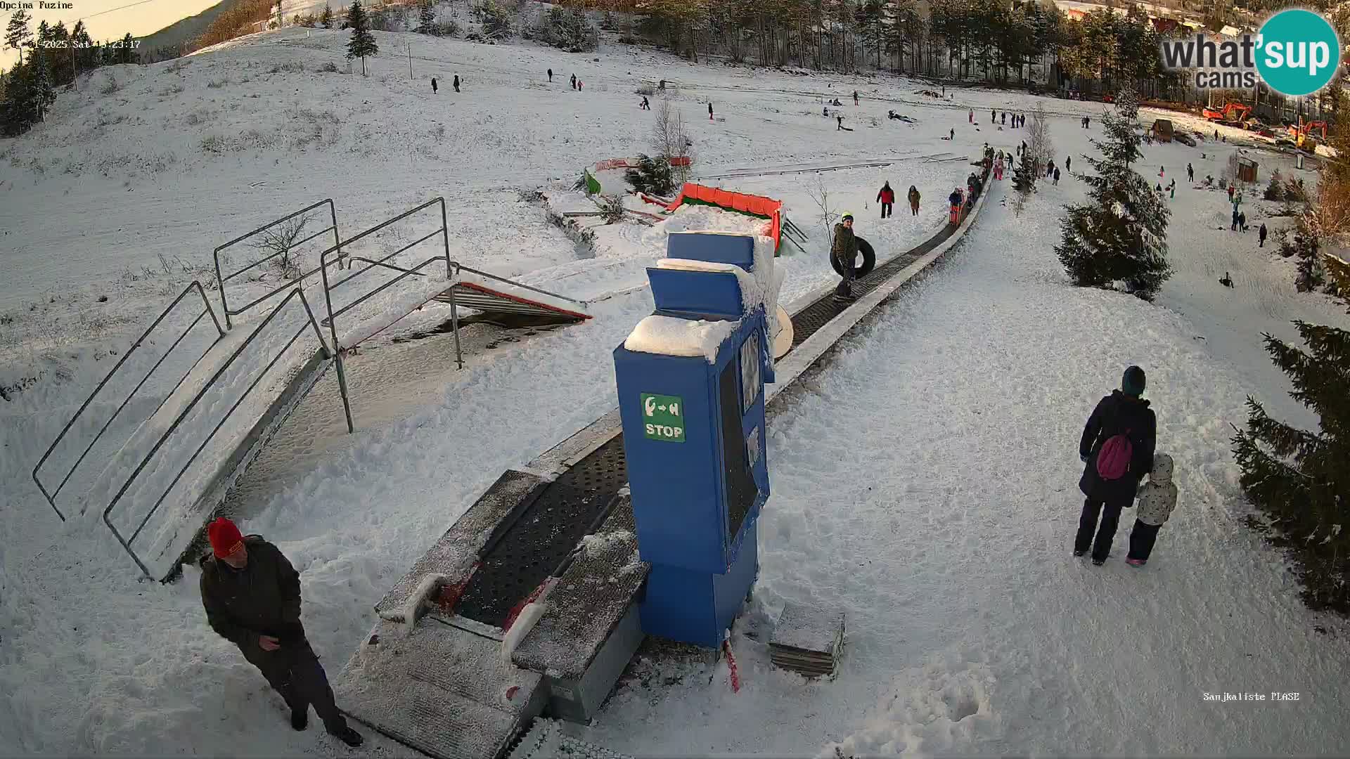 Live webcam Fužine toboggan run – Croatia