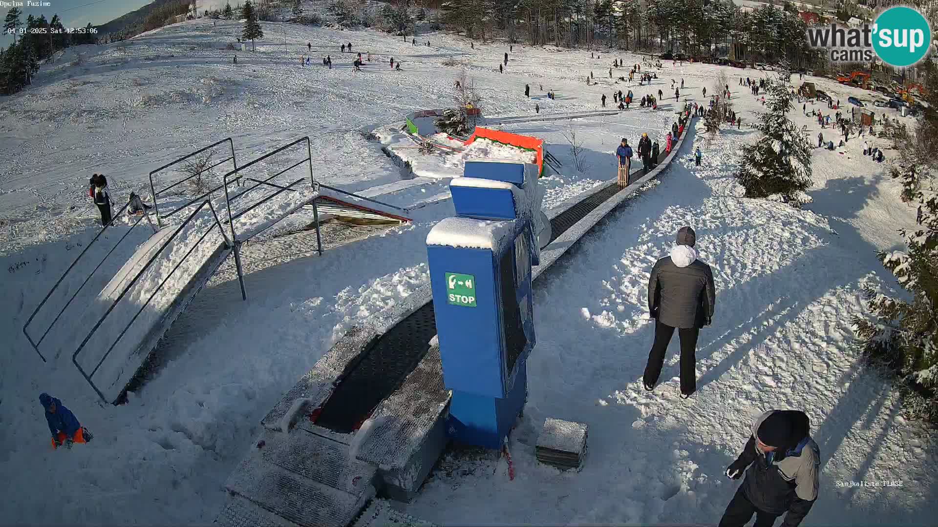 Live webcam Fužine toboggan run – Croatia