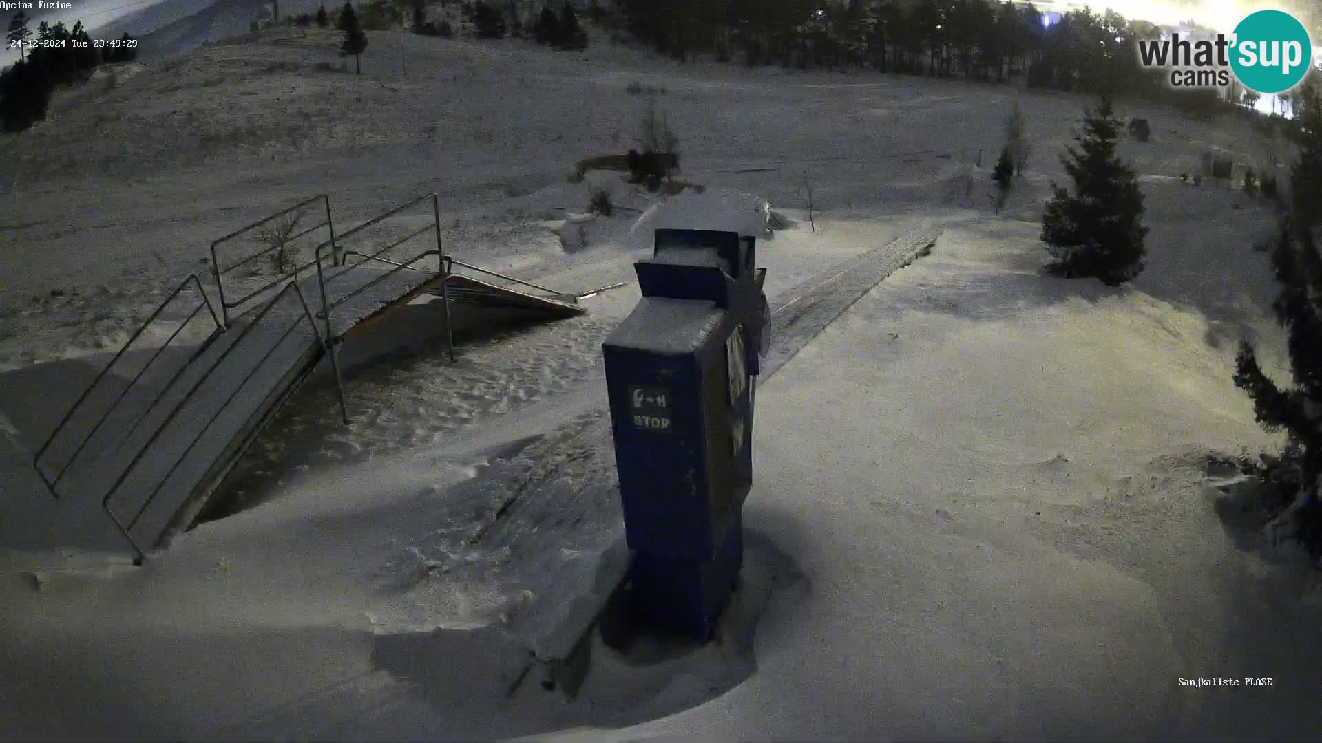 Live webcam Fužine toboggan run – Croatia