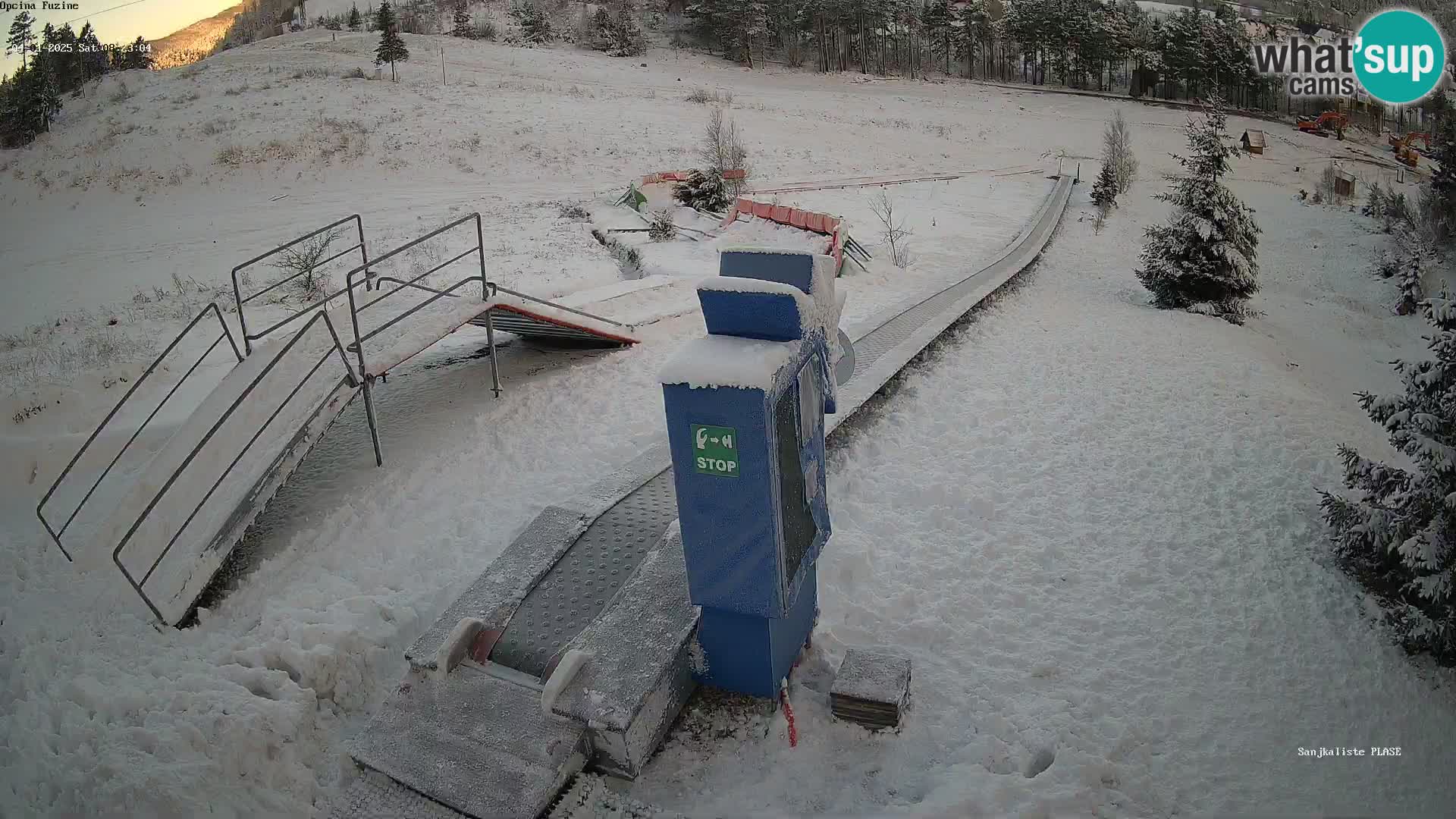 Live webcam Fužine toboggan run – Croatia