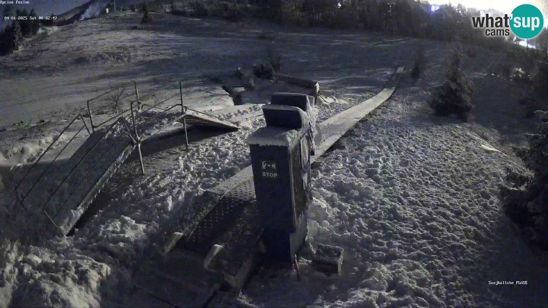 Webcam en direct Piste de luge de Fužine – Croatie