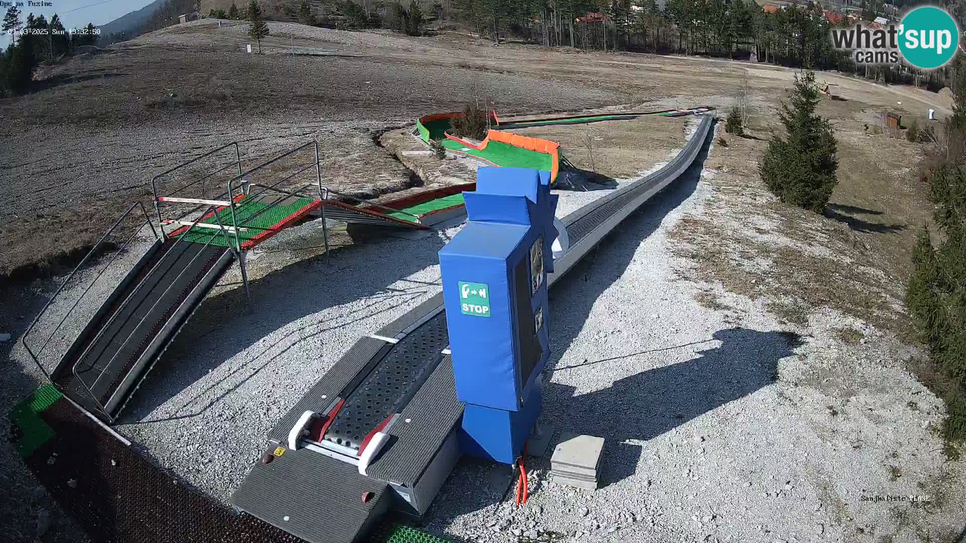 Live webcam Fužine toboggan run – Croatia