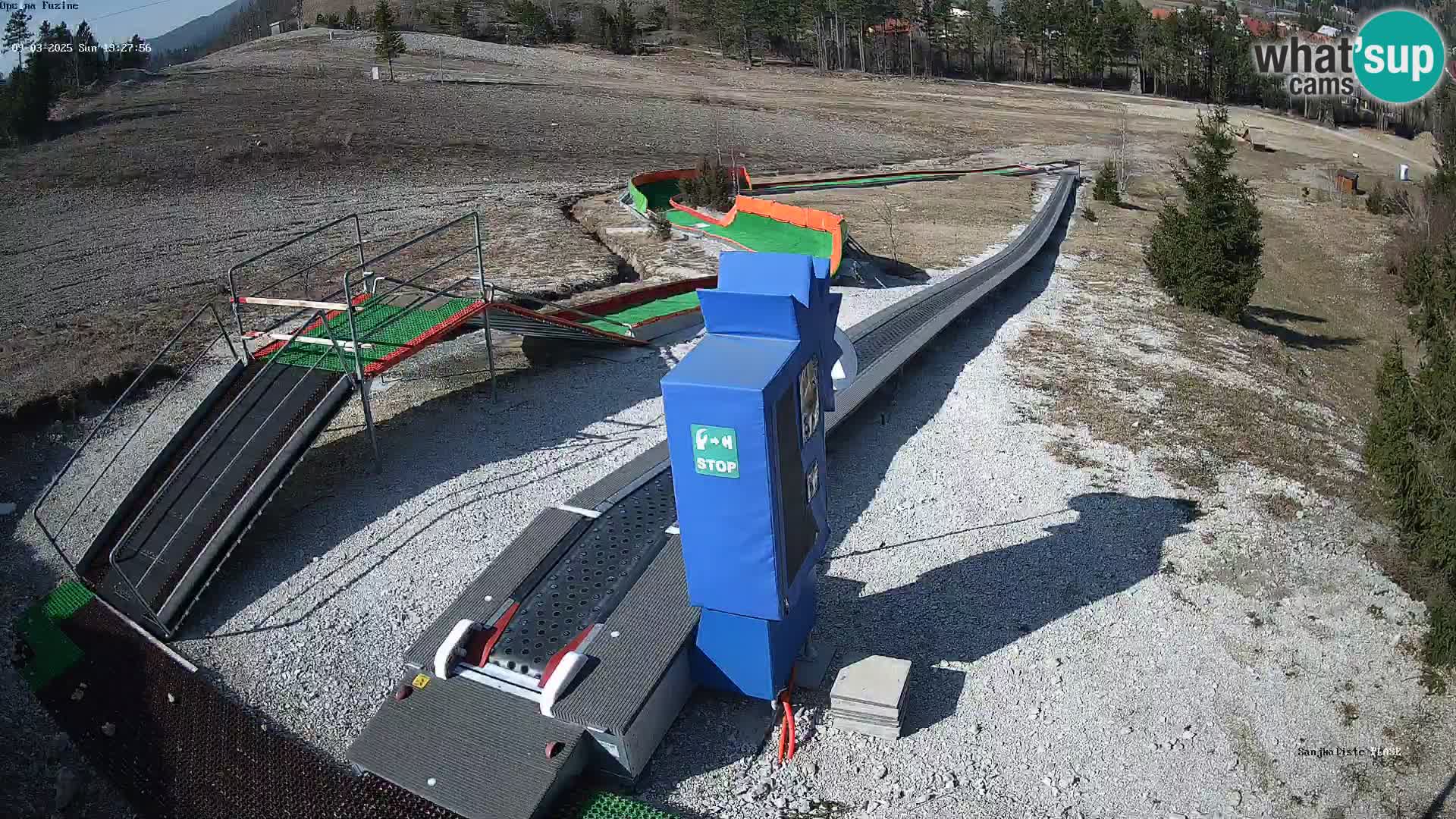 Live webcam Fužine toboggan run – Croatia