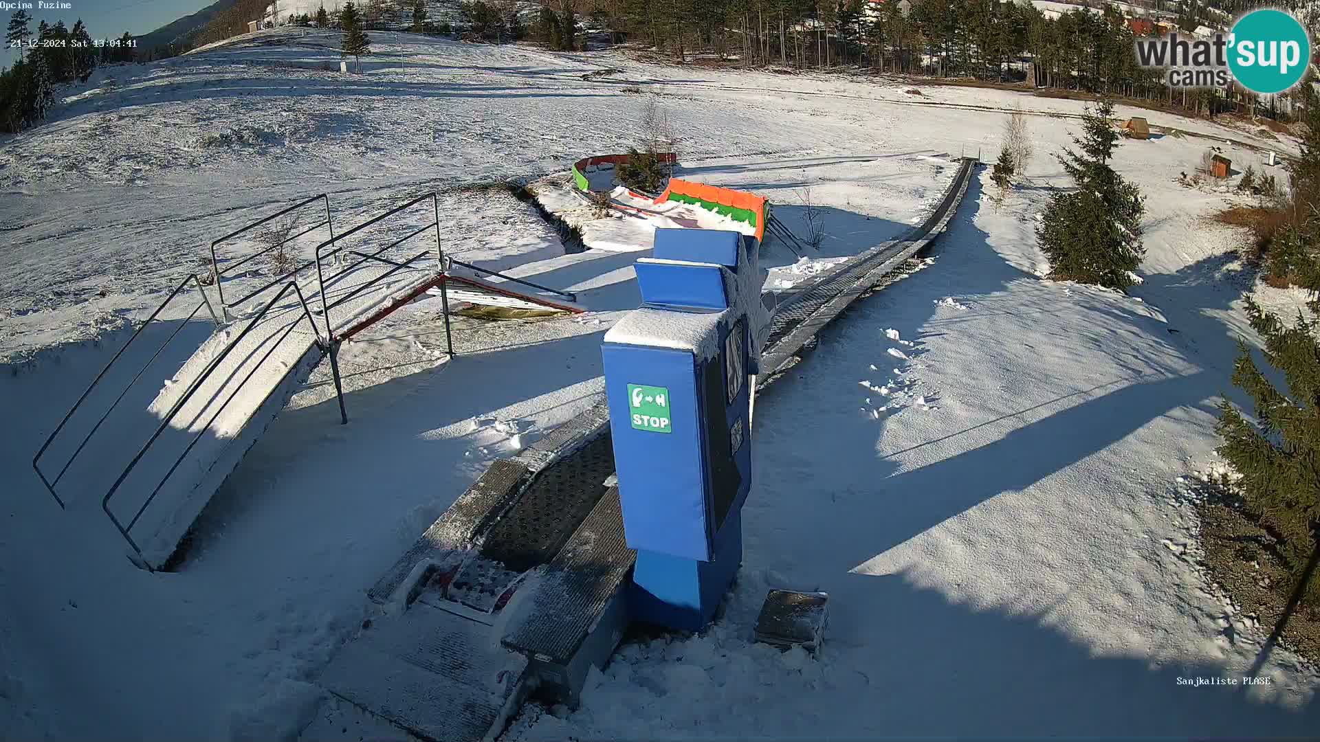 Live webcam Fužine toboggan run – Croatia