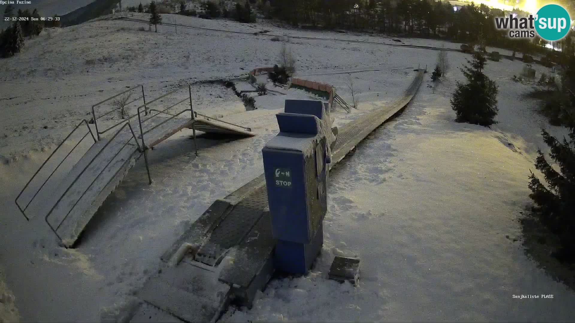 Webcam en direct Piste de luge de Fužine – Croatie