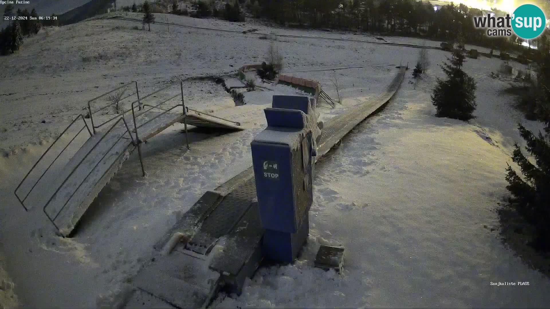 Live webcam Fužine toboggan run – Croatia